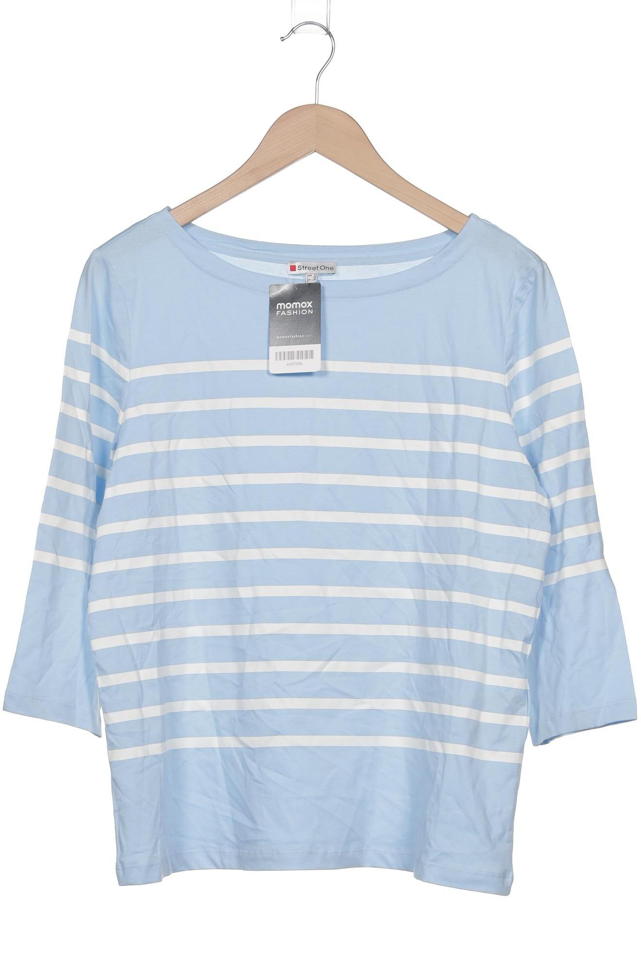 

Street One Damen Langarmshirt, hellblau, Gr. 40