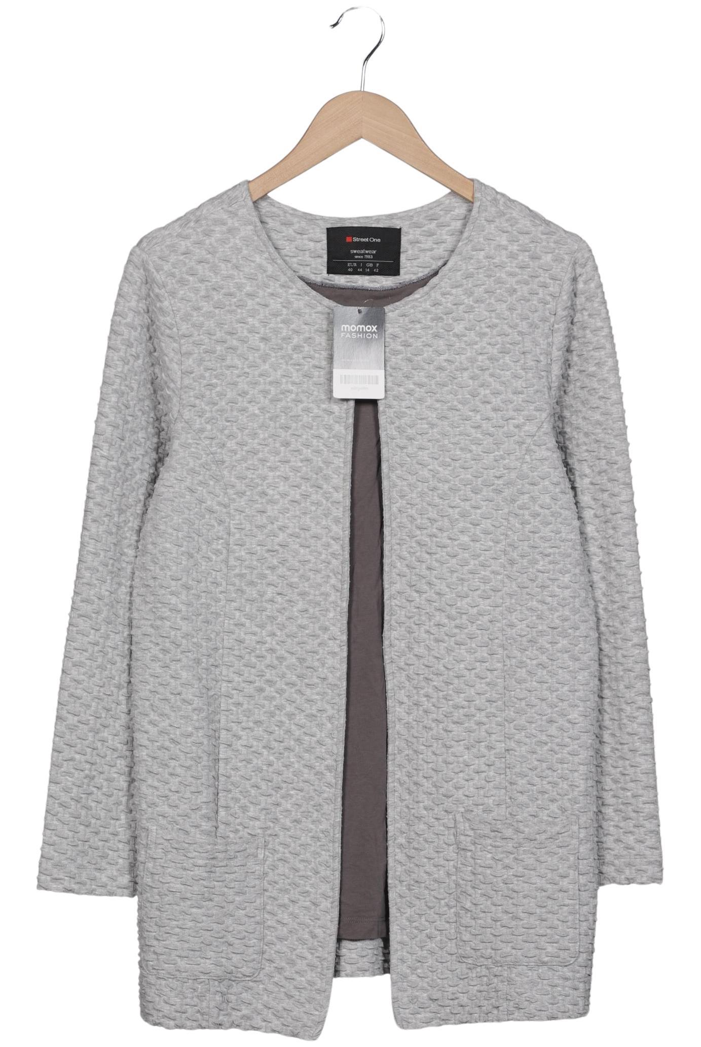 

Street One Damen Strickjacke, grau, Gr. 40