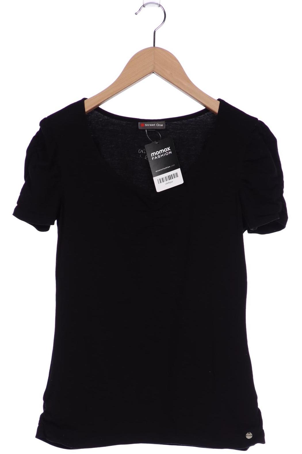 

Street One Damen T-Shirt, schwarz, Gr. 36