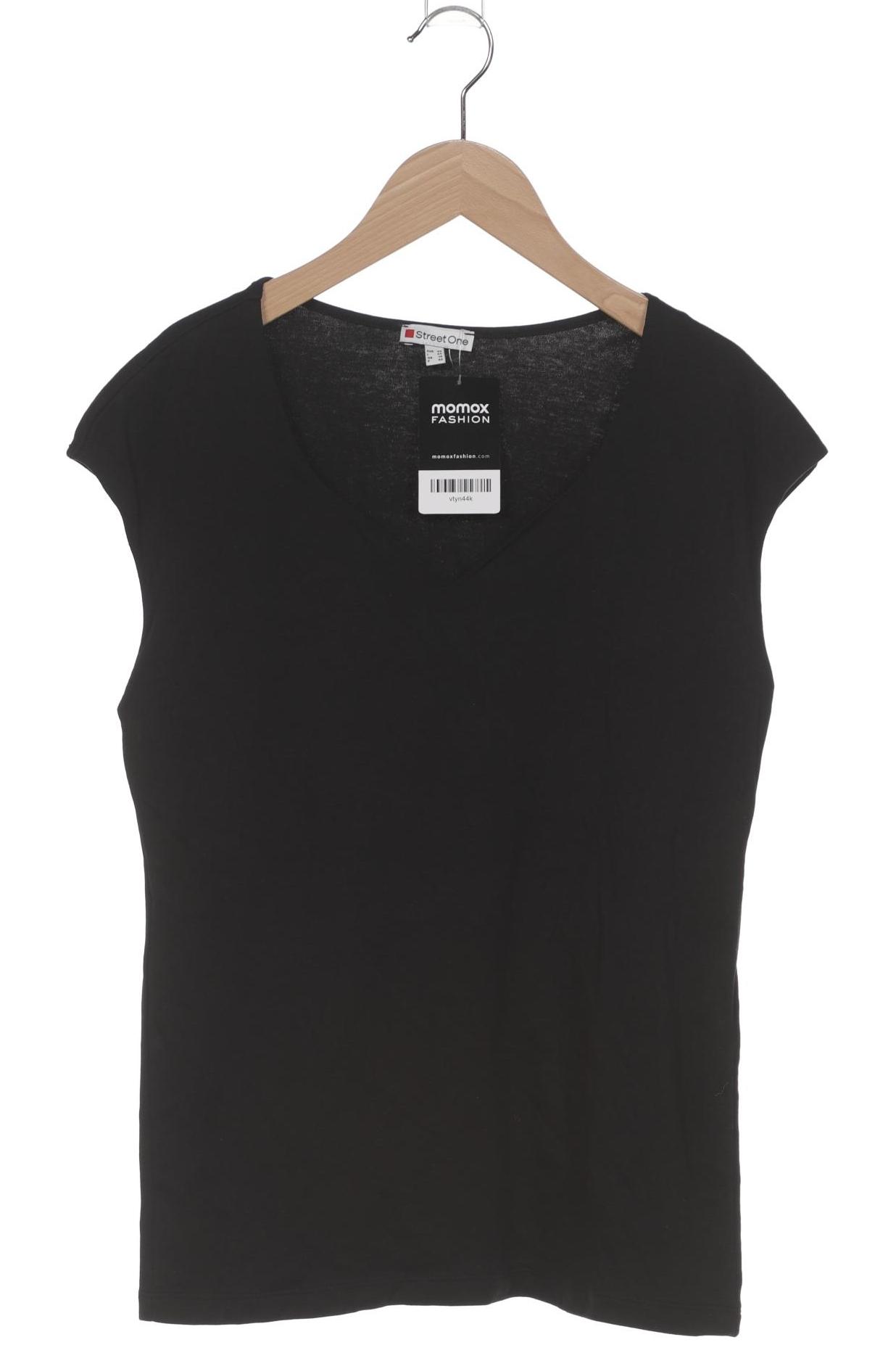 

Street One Damen T-Shirt, schwarz, Gr. 40