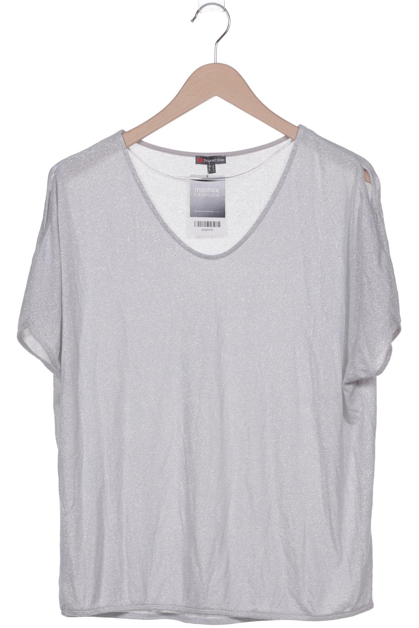 

Street One Damen T-Shirt, silber, Gr. 44