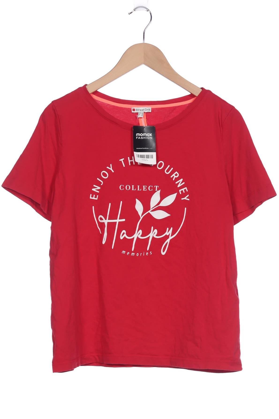 

Street One Damen T-Shirt, rot, Gr. 42