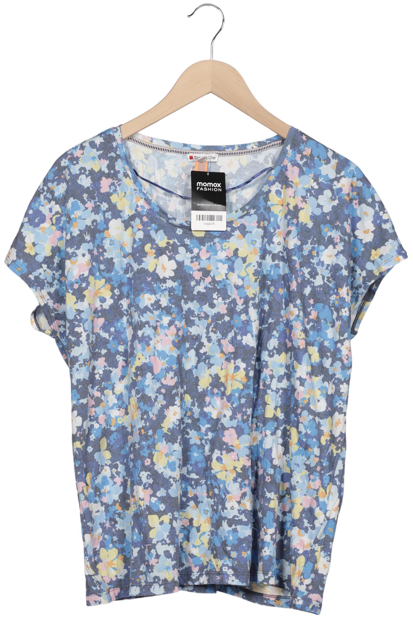 

Street One Damen T-Shirt, blau, Gr. 46