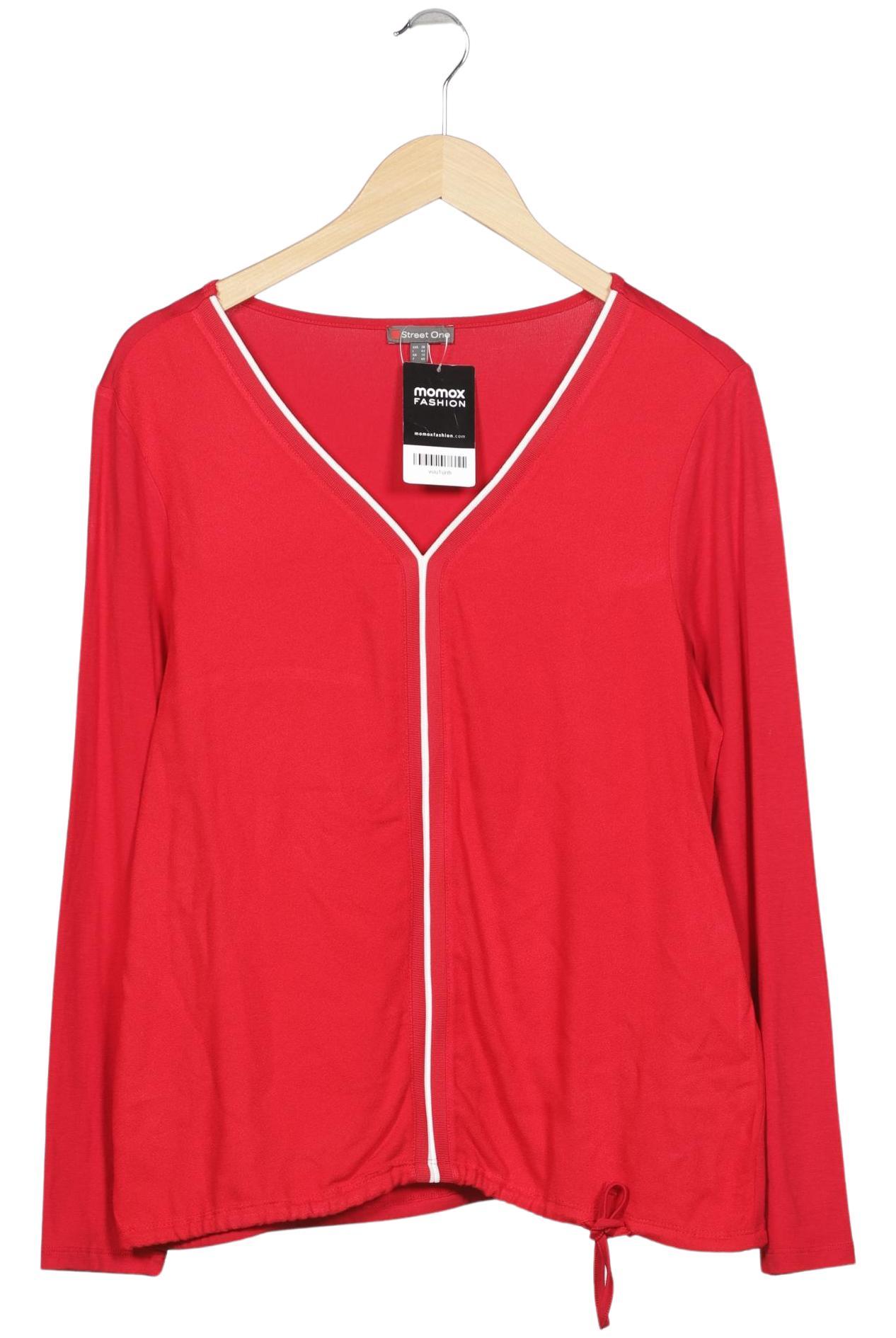 

Street One Damen Langarmshirt, rot, Gr. 38