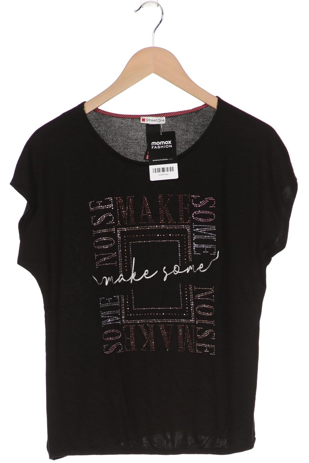 

Street One Damen T-Shirt, schwarz