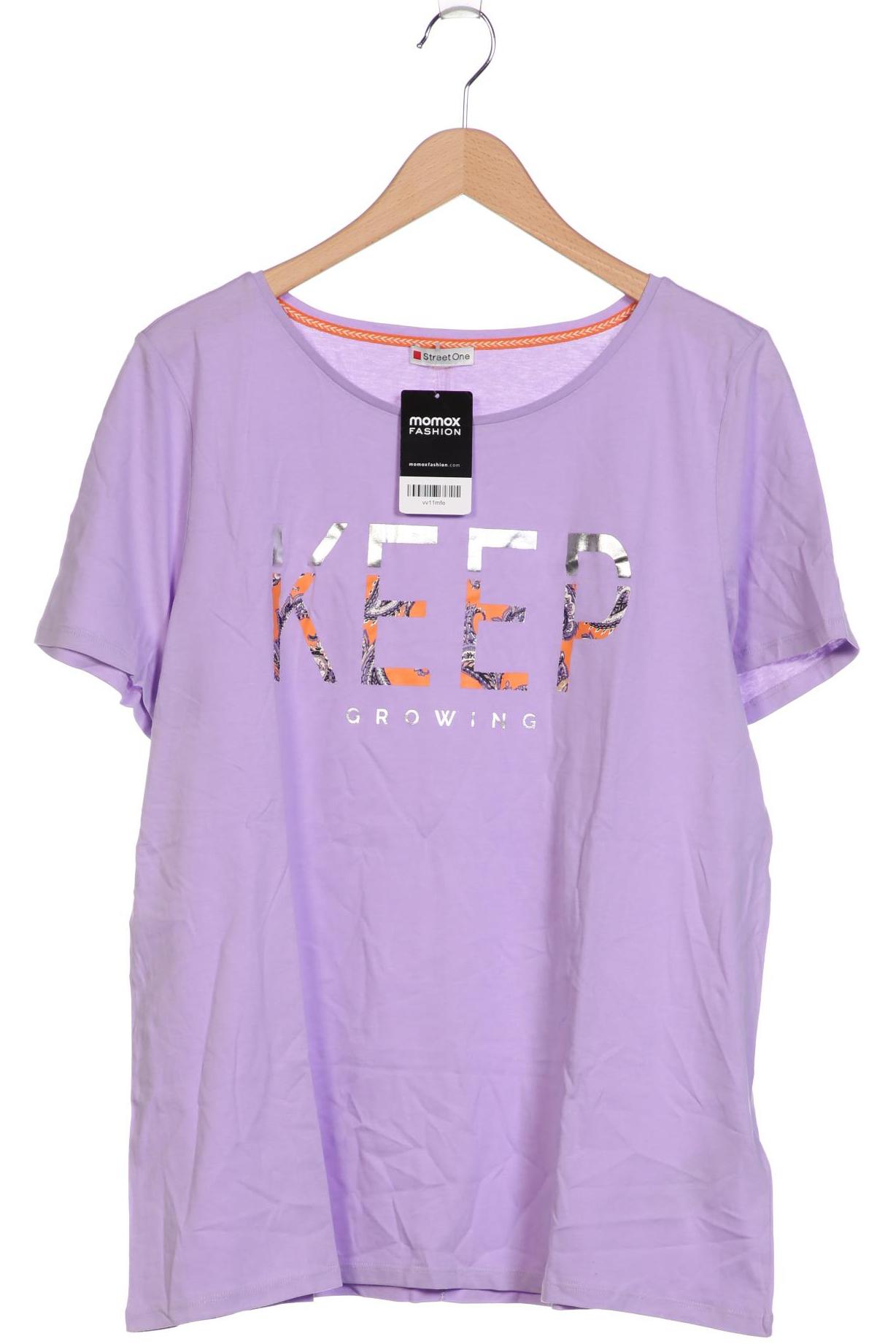 

Street One Damen T-Shirt, flieder, Gr. 48
