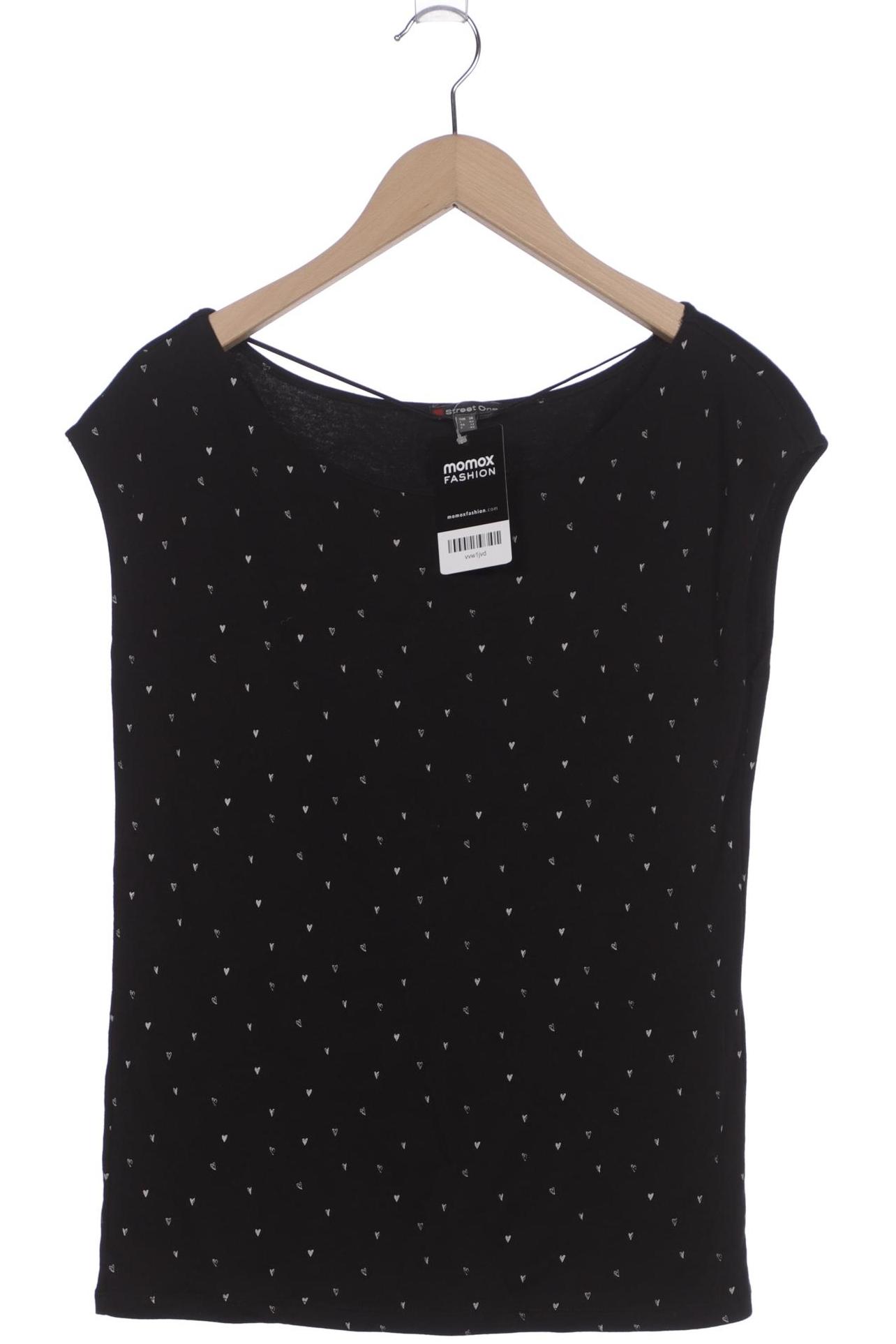 

Street One Damen T-Shirt, schwarz, Gr. 38