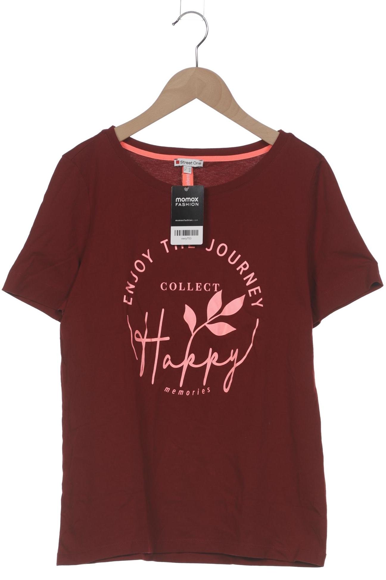 

Street One Damen T-Shirt, rot, Gr. 38