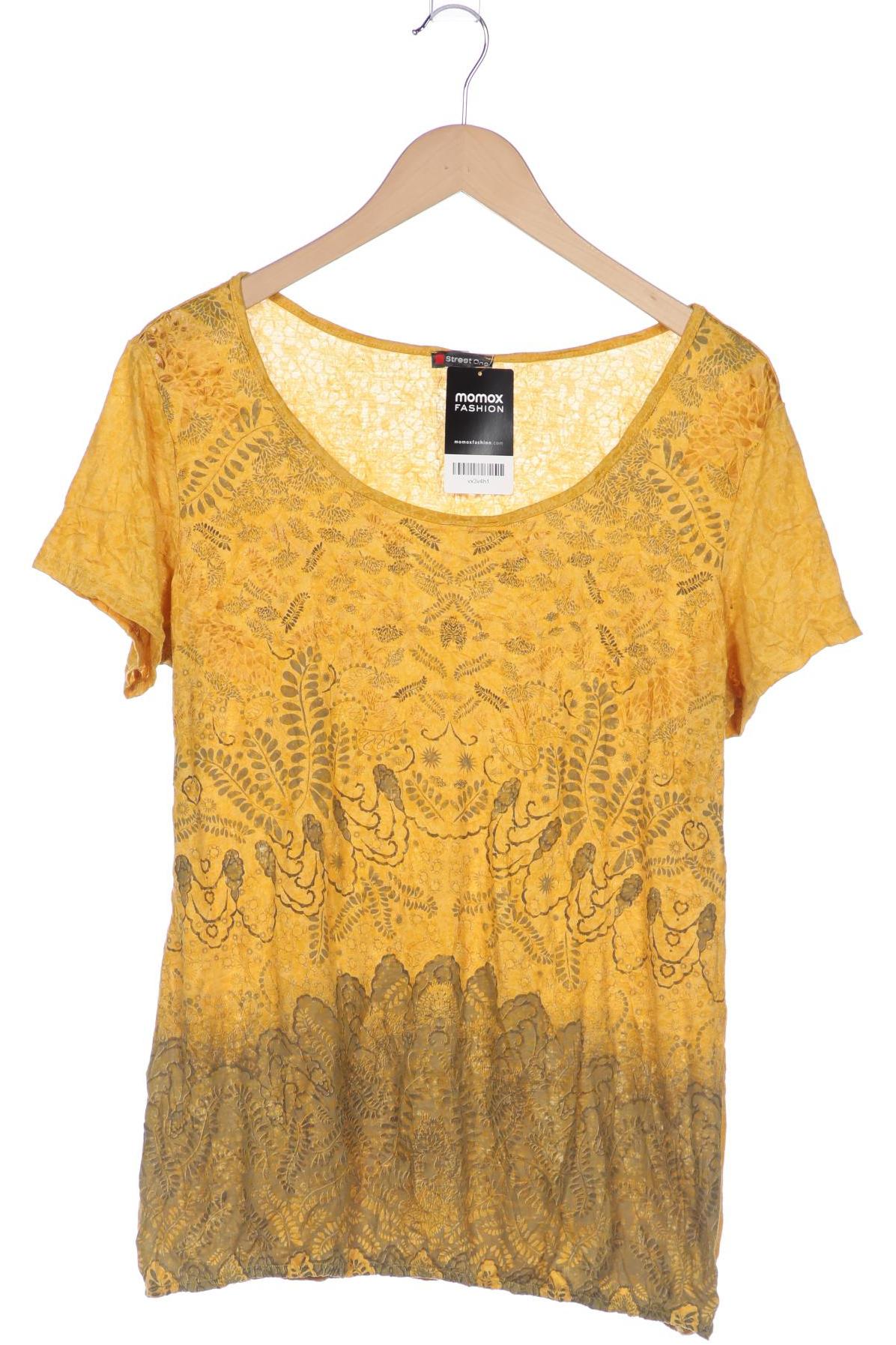 

Street One Damen T-Shirt, gelb, Gr. 40