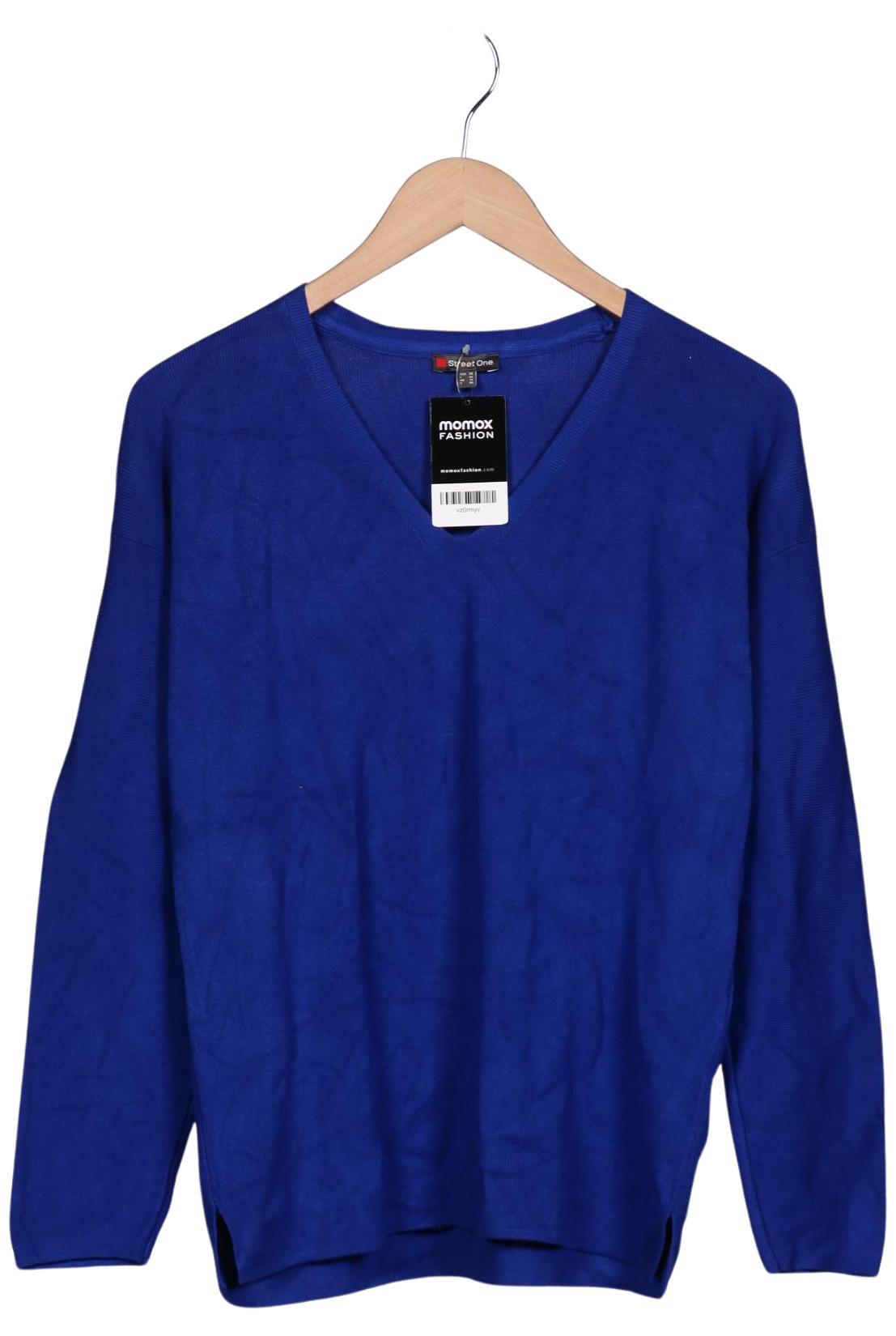 

Street One Damen Pullover, blau, Gr. 38
