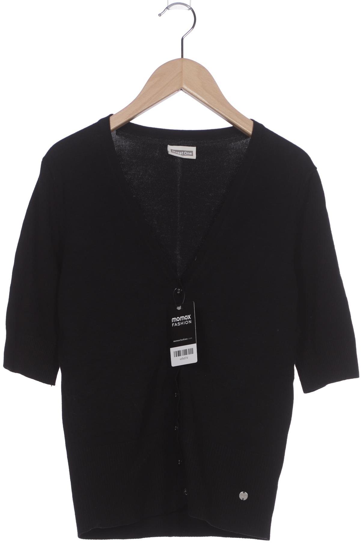 

Street One Damen Strickjacke, schwarz, Gr. 38