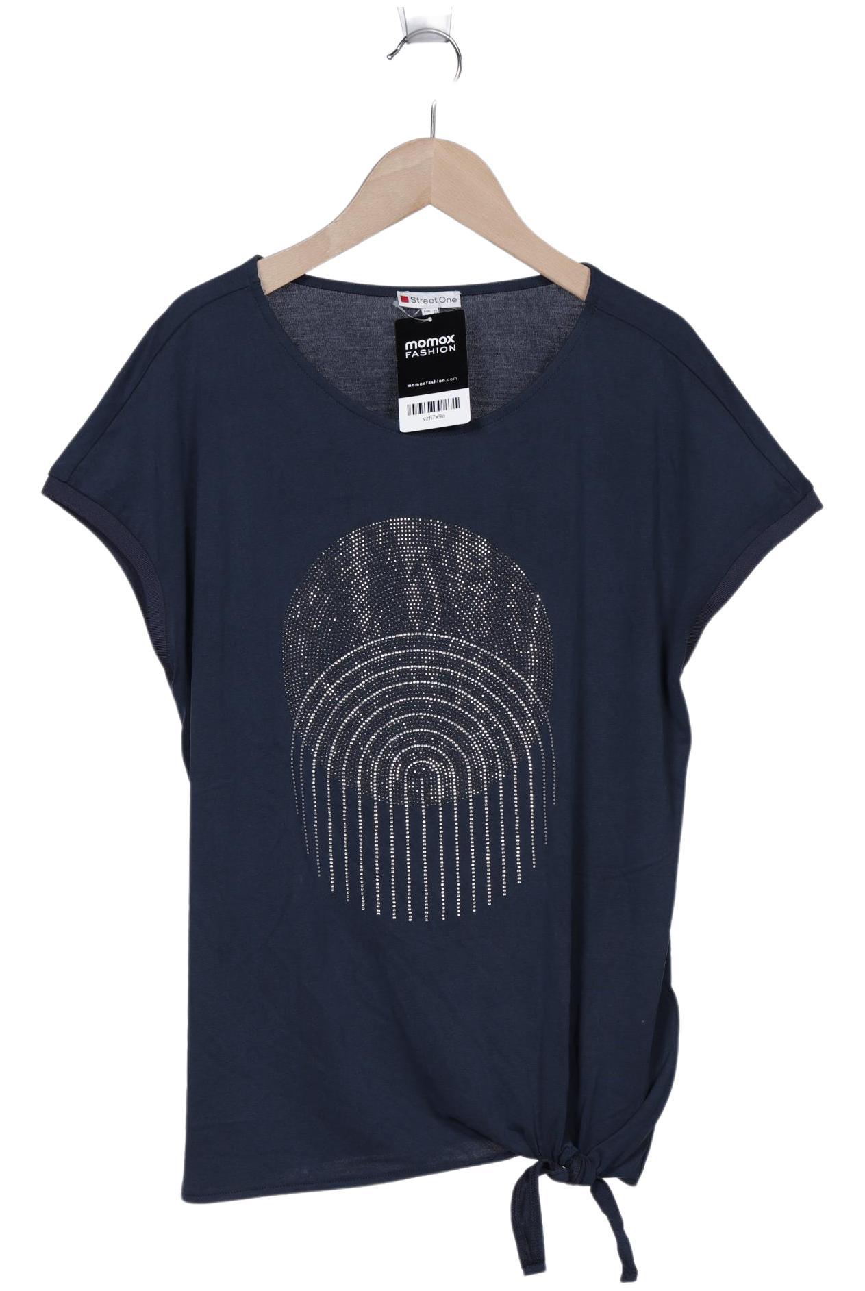 

Street One Damen T-Shirt, marineblau, Gr. 38