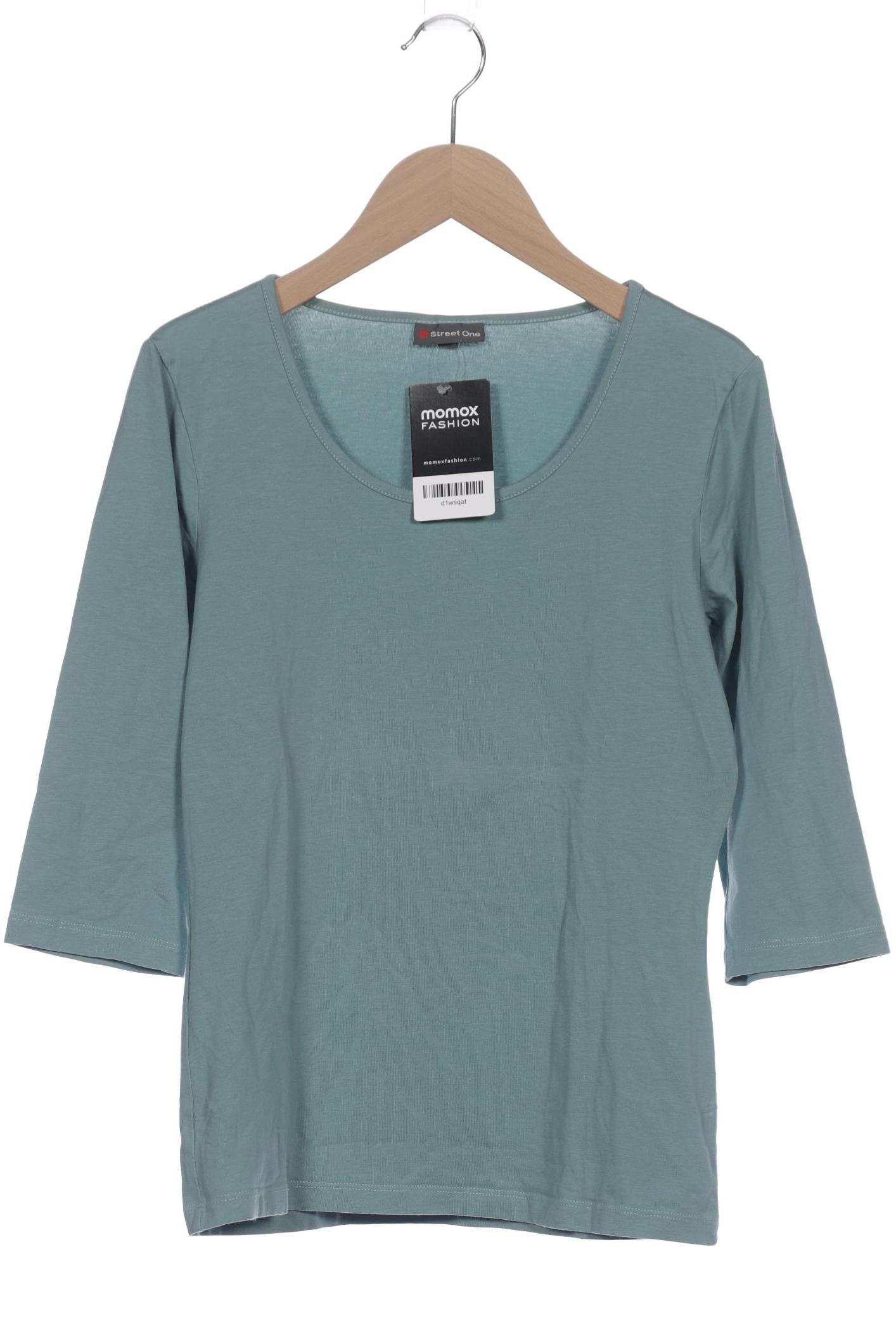 

Street One Damen Langarmshirt, türkis, Gr. 36