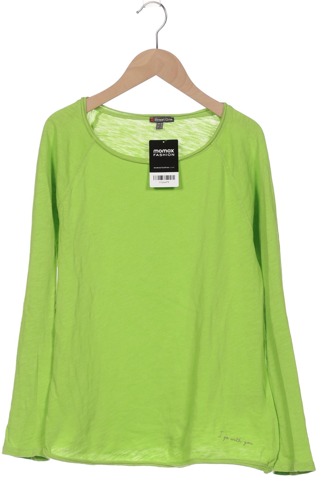 Thumbnail - Street One Damen Langarmshirt, hellgrün, Gr. 40