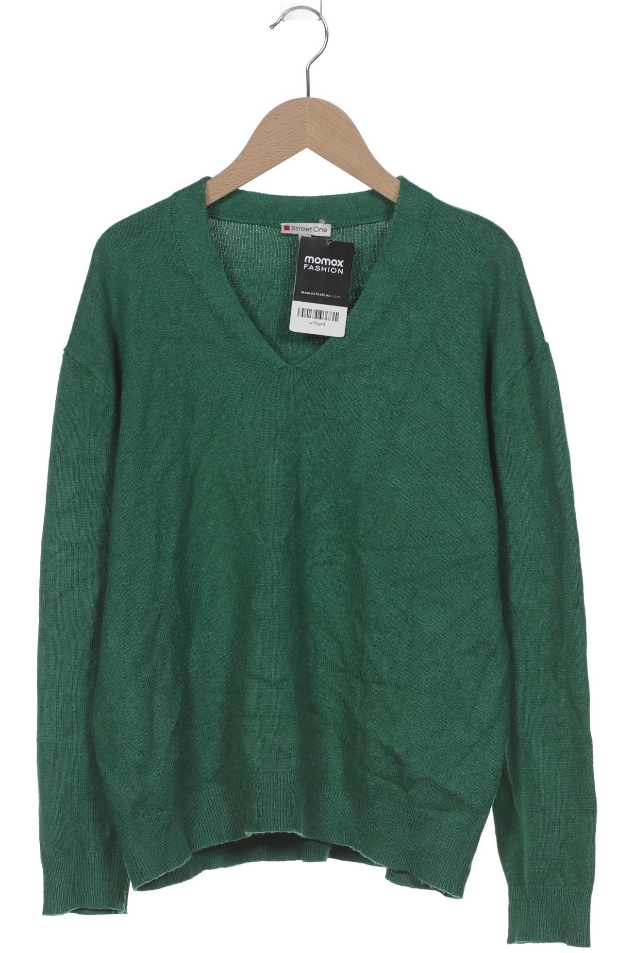 

Street One Damen Pullover, grün, Gr. 40