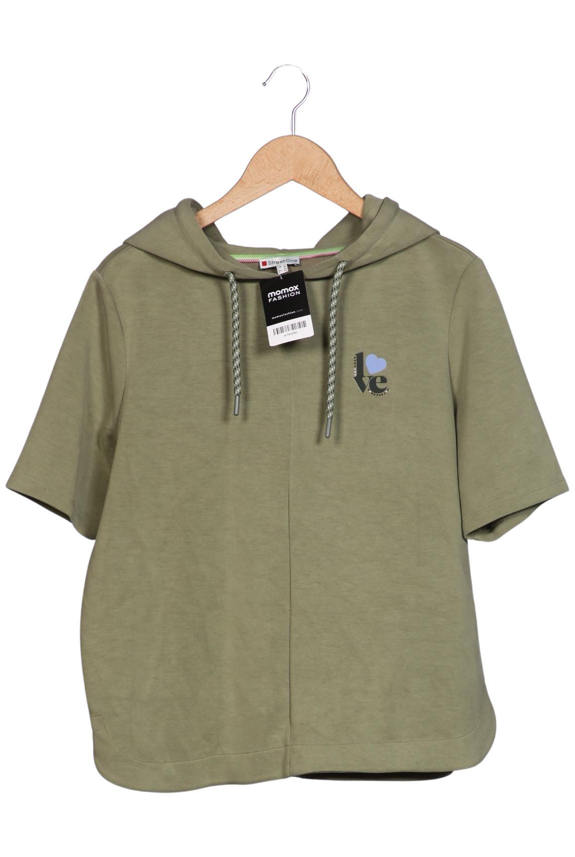 

Street One Damen Kapuzenpullover, grün, Gr. 40