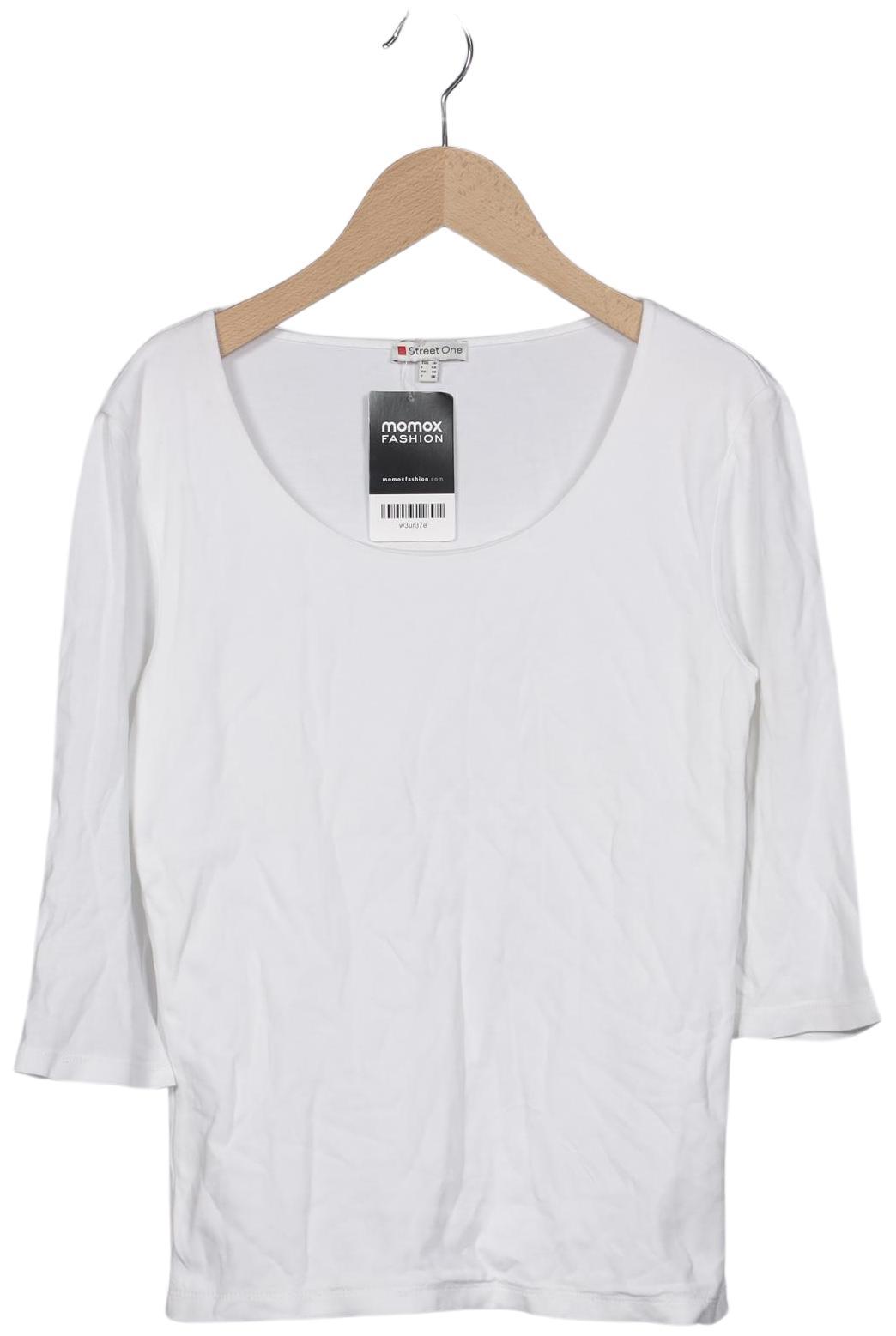 

Street One Damen Langarmshirt, weiß, Gr. 36