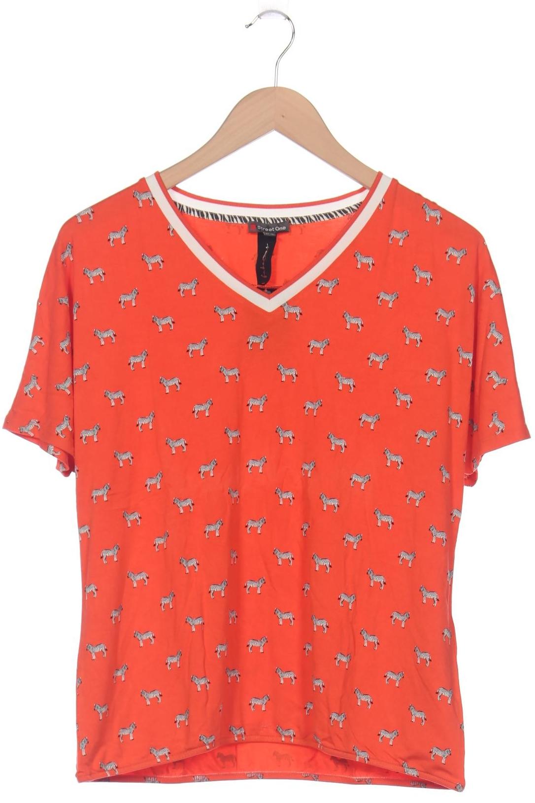 

Street One Damen T-Shirt, orange, Gr. 38
