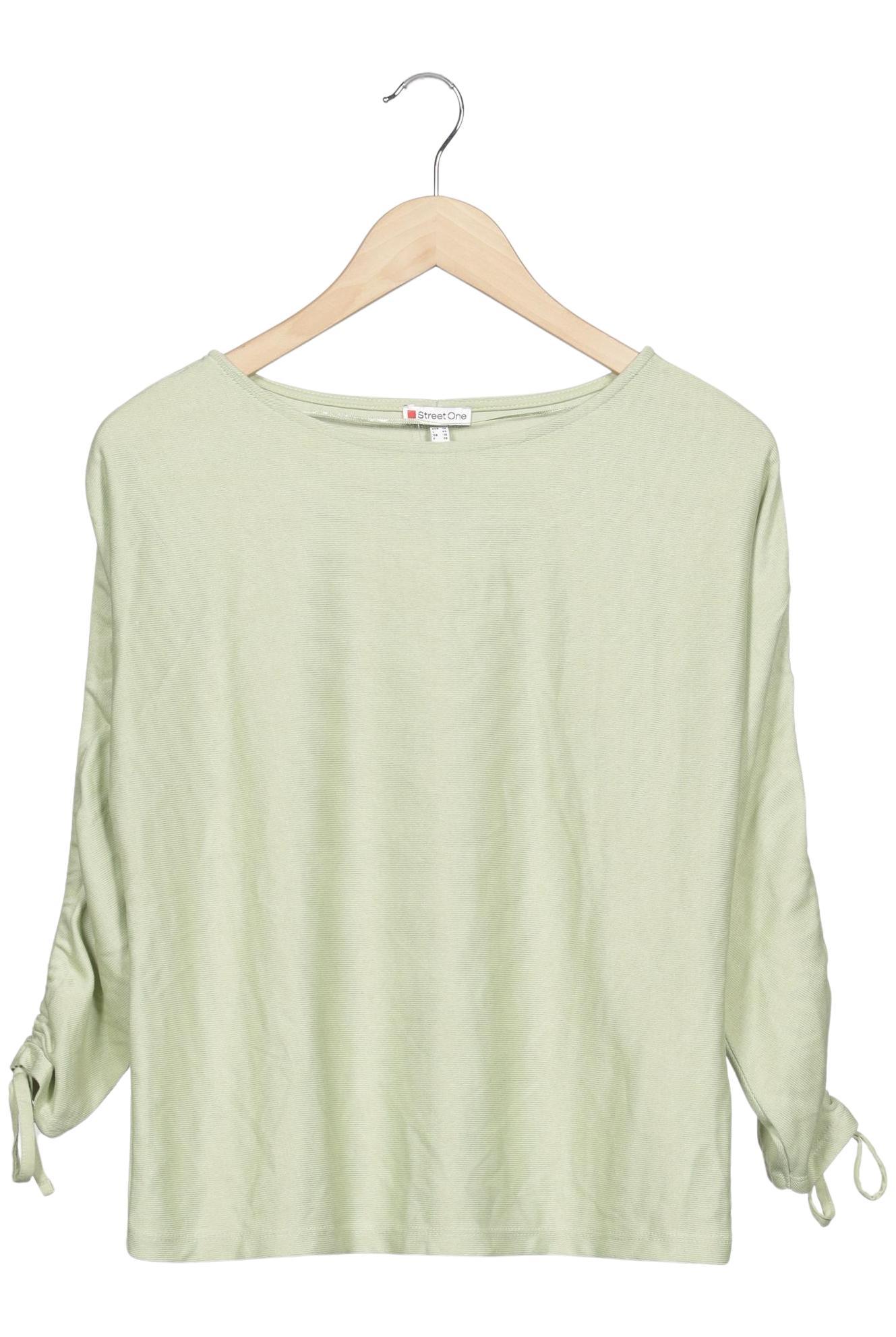 

Street One Damen Langarmshirt, hellgrün, Gr. 36