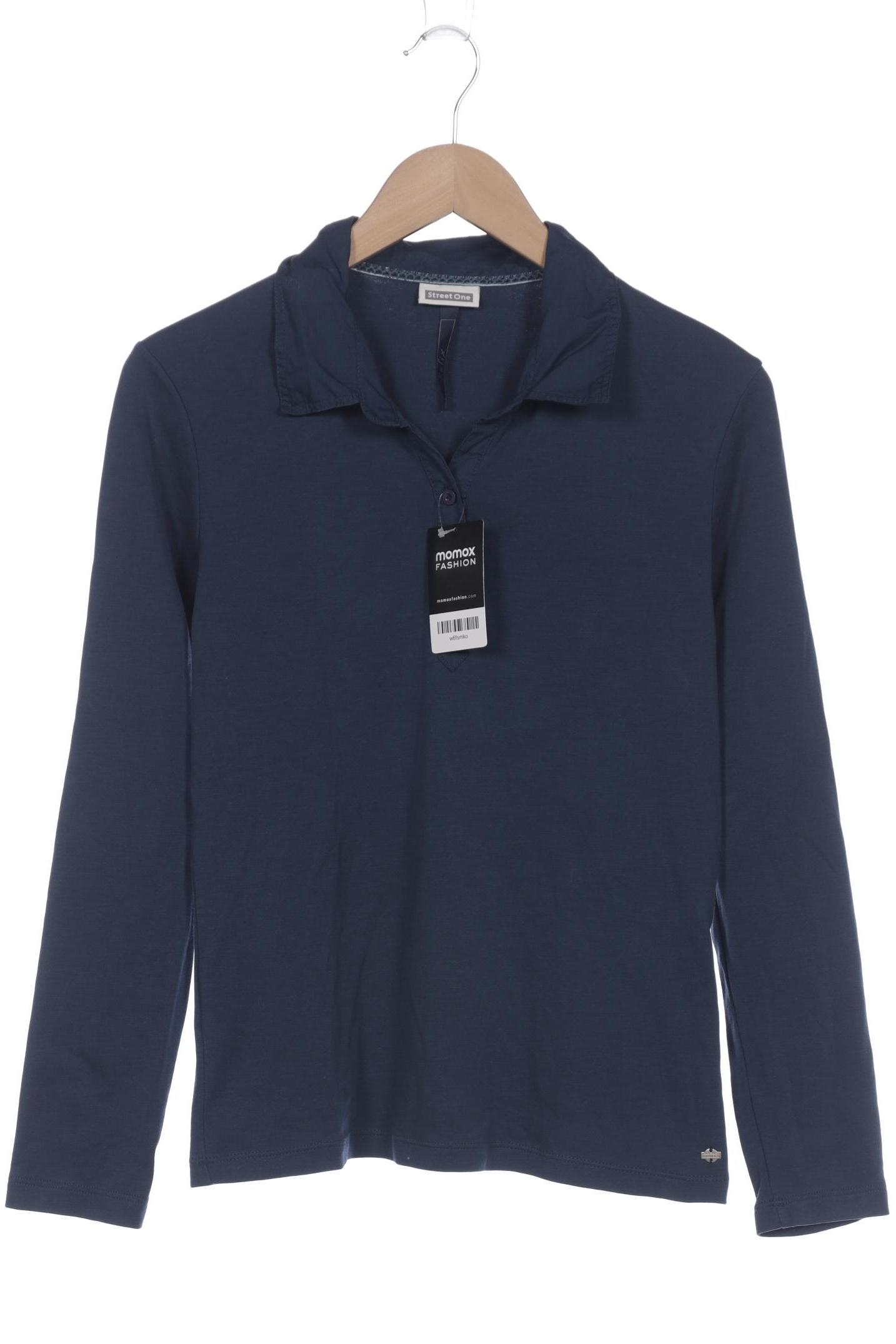

Street One Damen Poloshirt, blau, Gr. 42