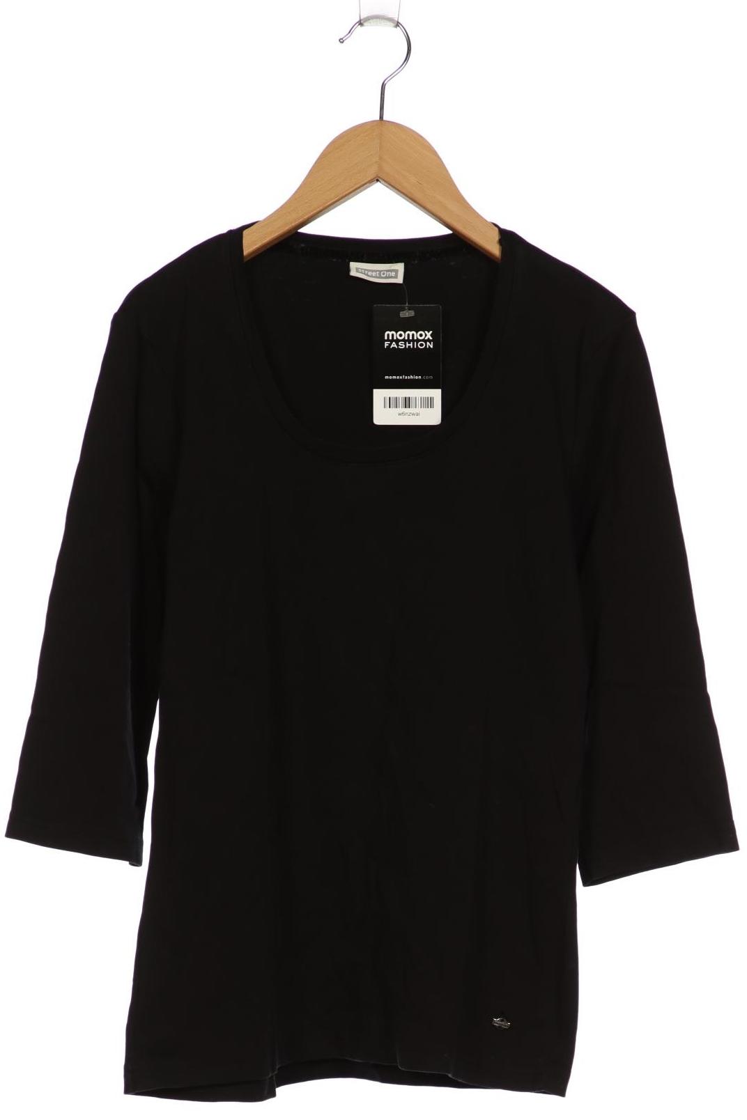 

Street One Damen Langarmshirt, schwarz, Gr. 42