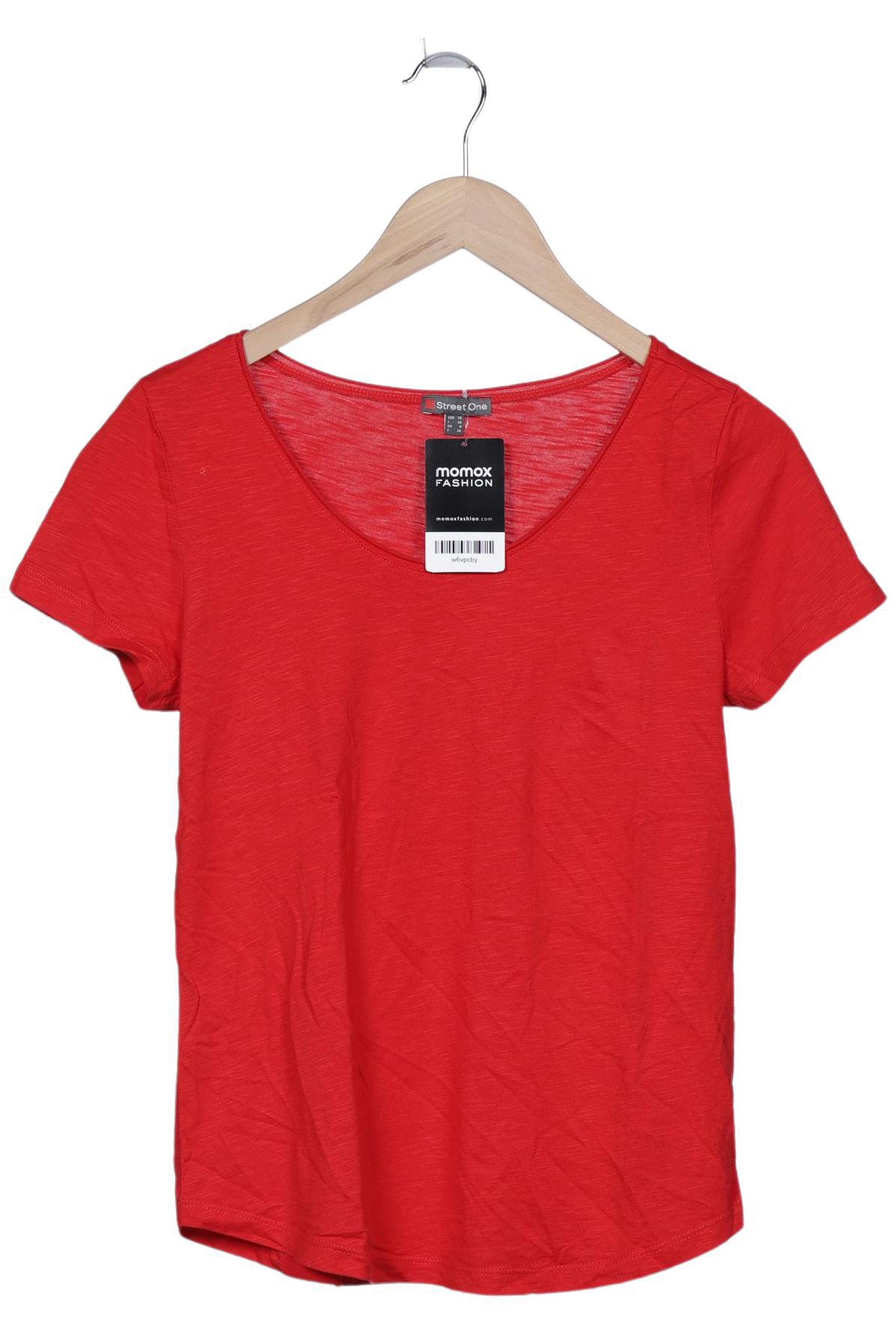 

Street One Damen T-Shirt, rot, Gr. 34