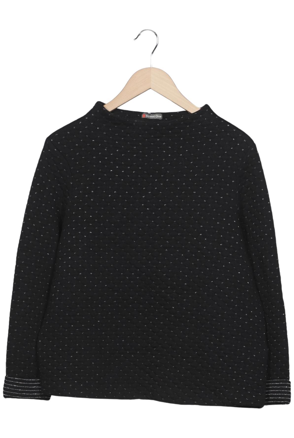 

Street One Damen Sweatshirt, schwarz, Gr. 38