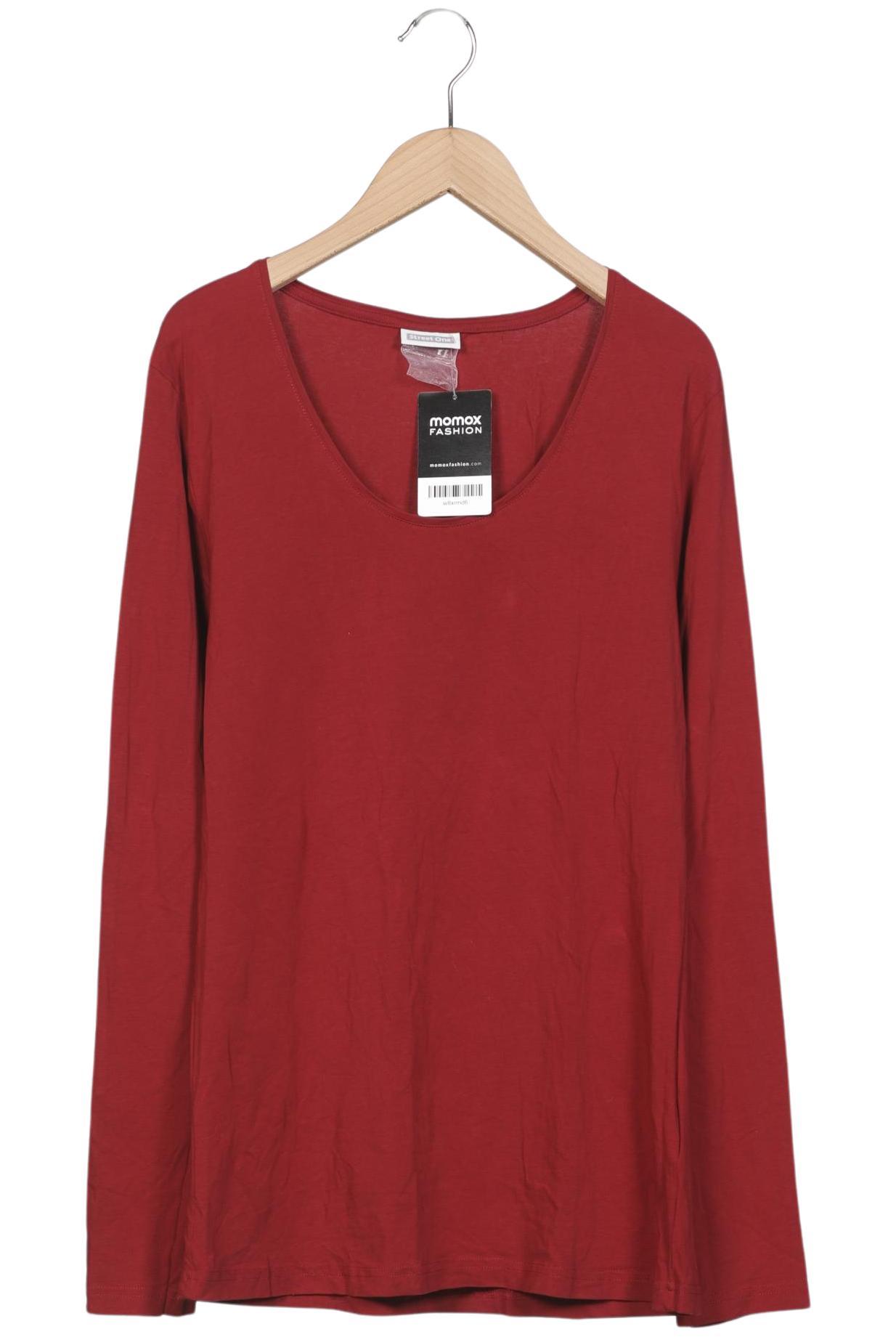 

Street One Damen Langarmshirt, rot, Gr. 44