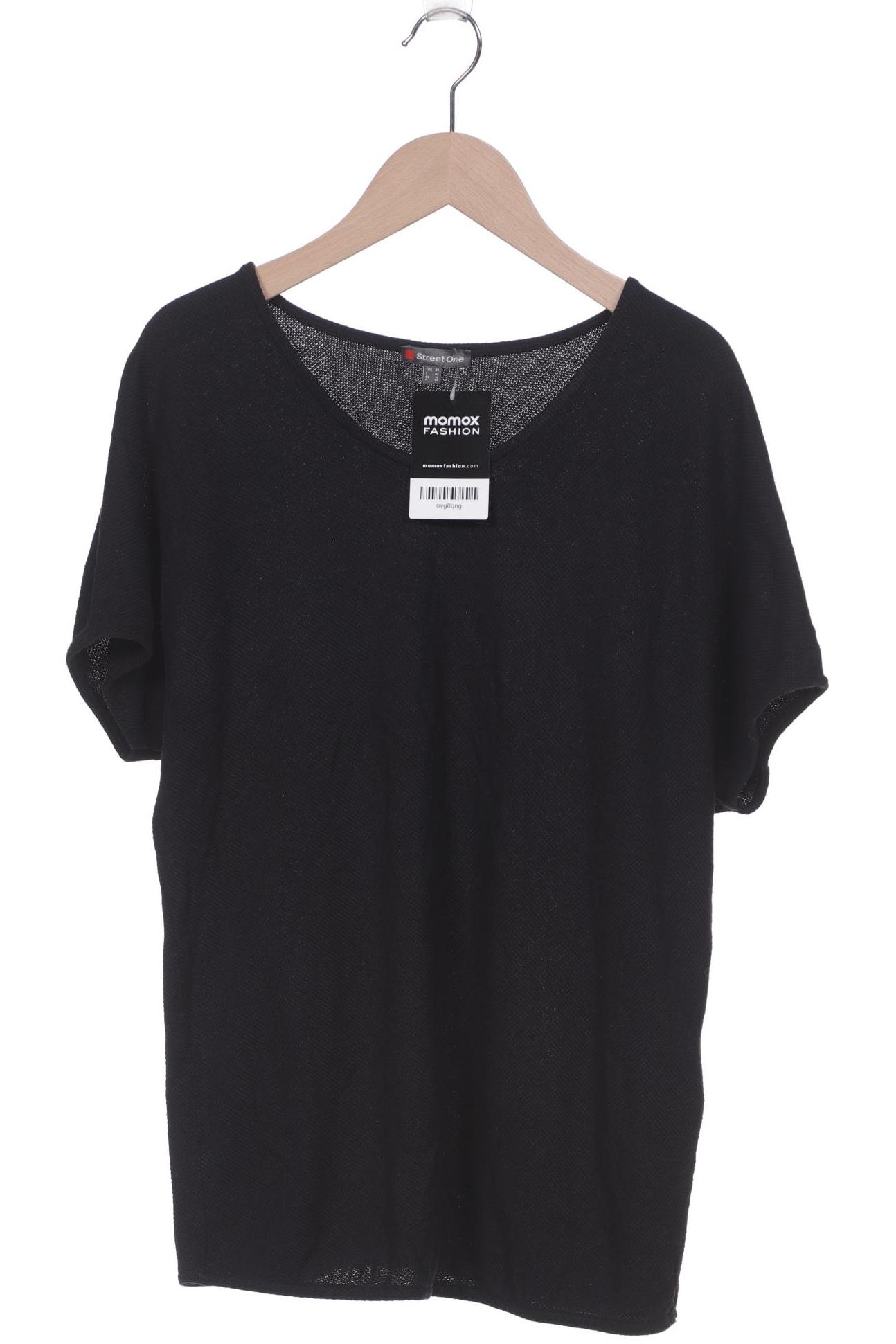 

Street One Damen T-Shirt, schwarz, Gr. 38