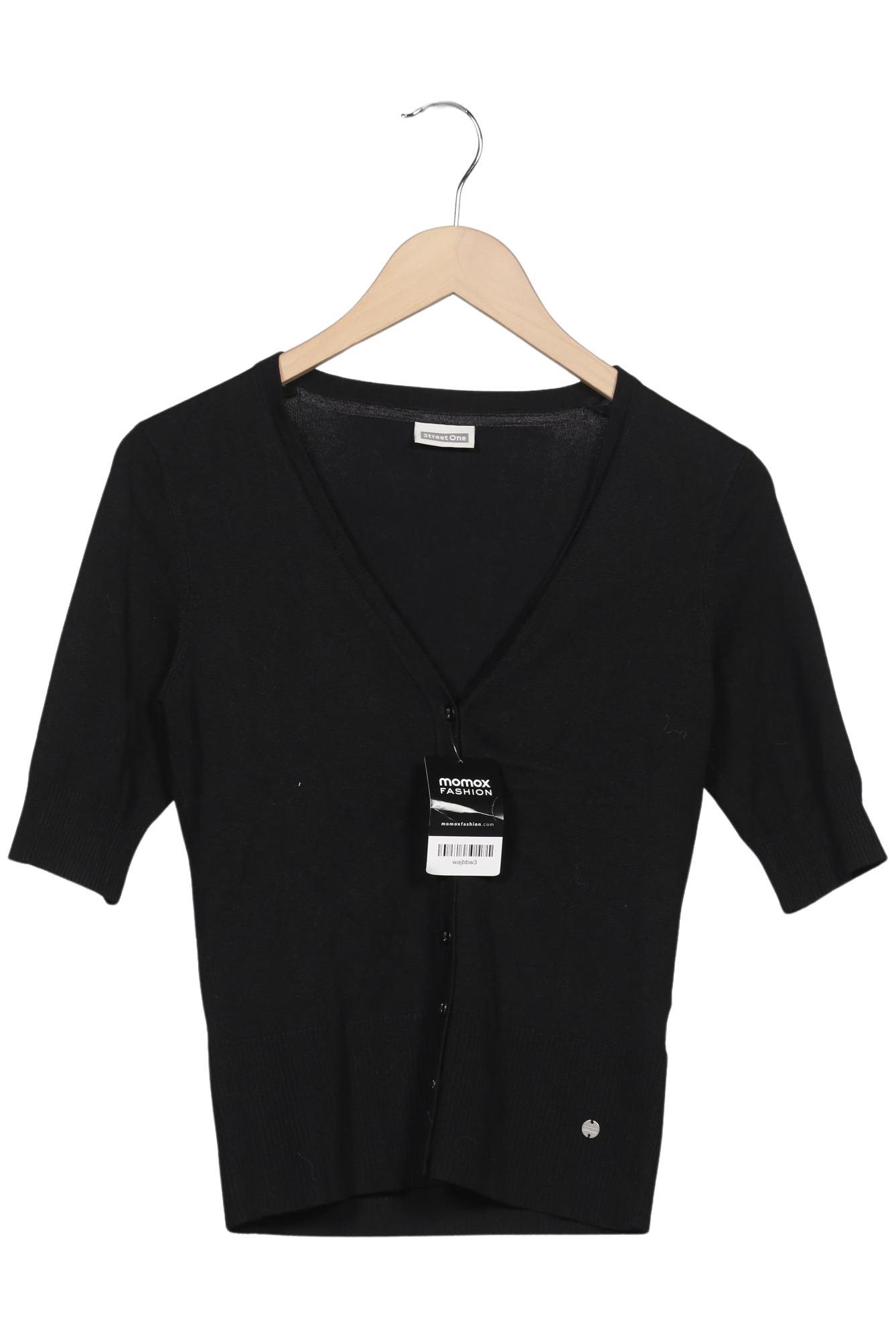 

Street One Damen Strickjacke, schwarz, Gr. 38