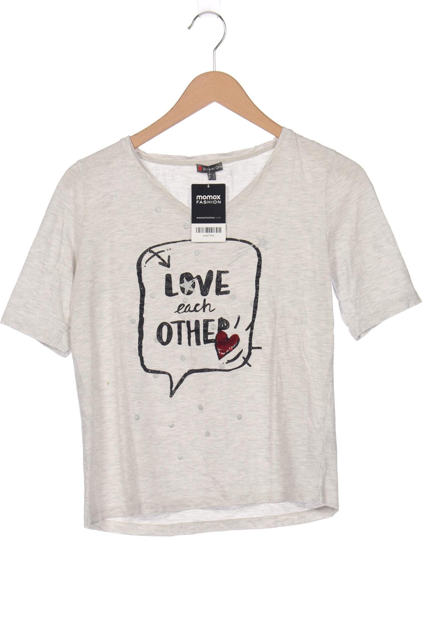 

Street One Damen T-Shirt, grau, Gr. 38