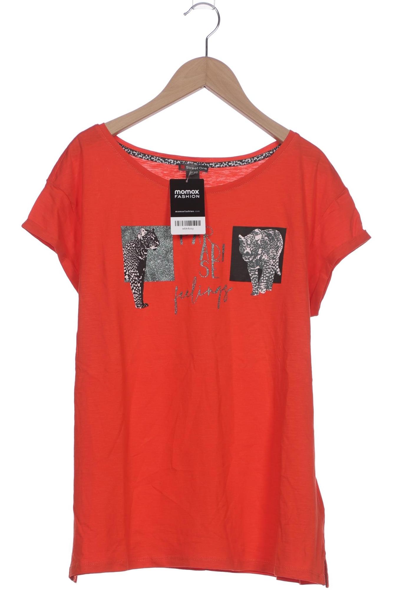 

Street One Damen T-Shirt, orange, Gr. 40