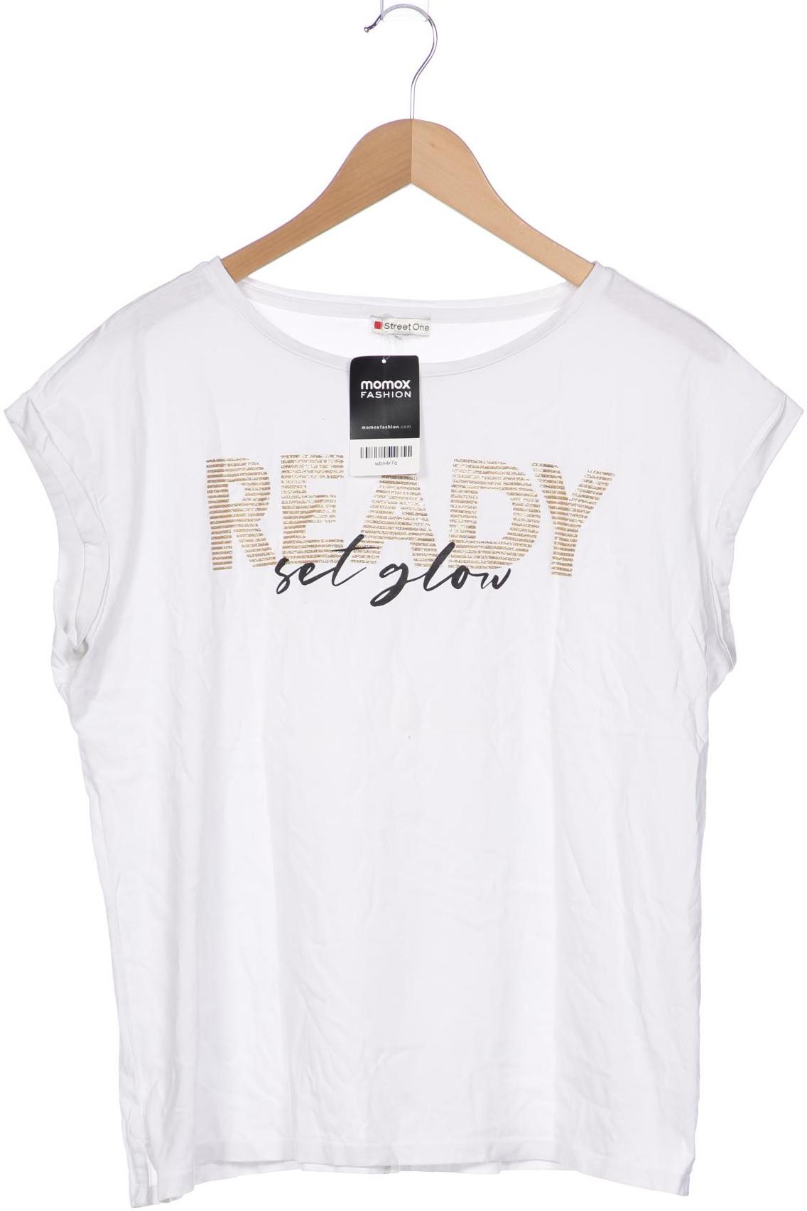 

Street One Damen T-Shirt, weiß, Gr. 46