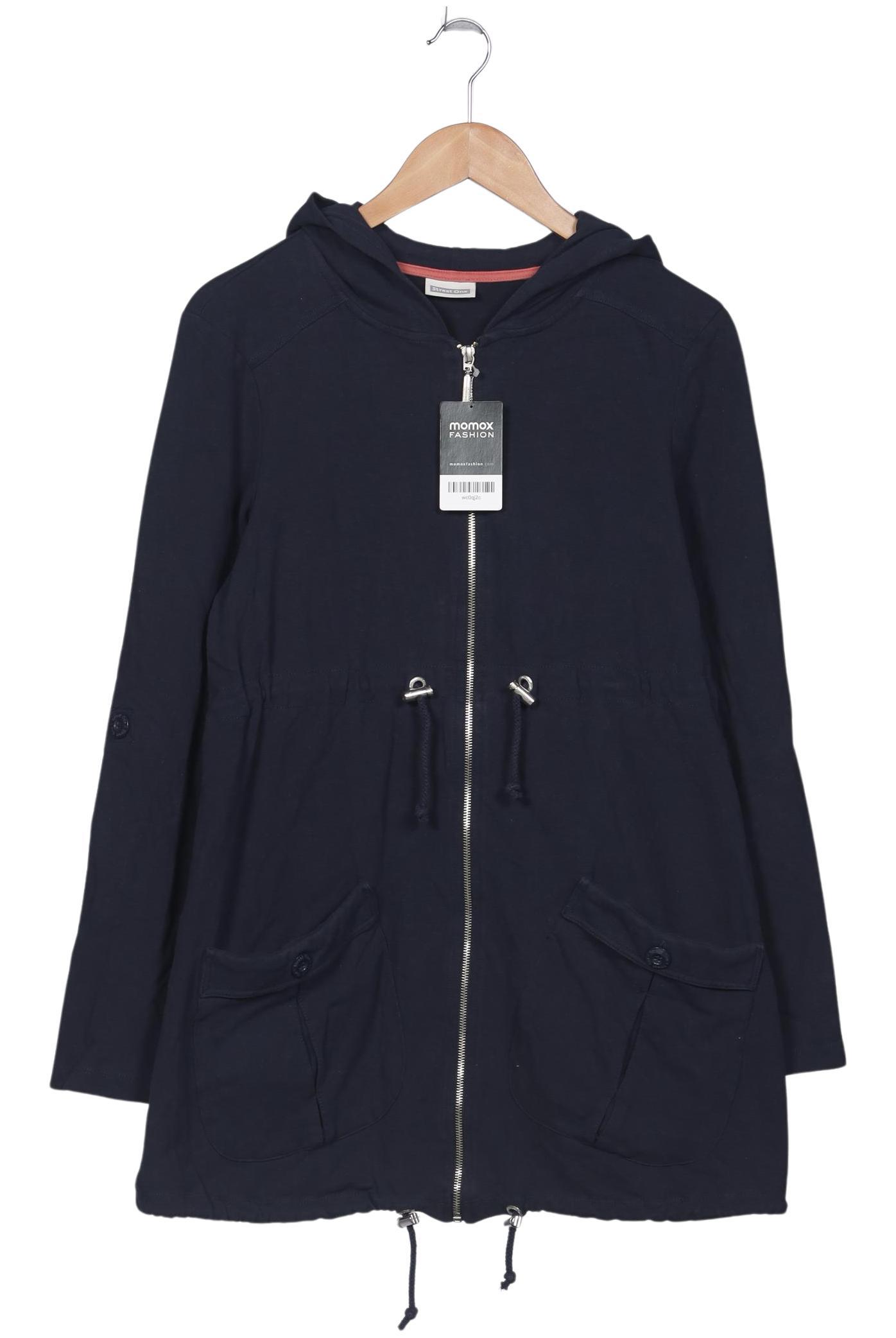 

Street One Damen Kapuzenpullover, marineblau, Gr. 42
