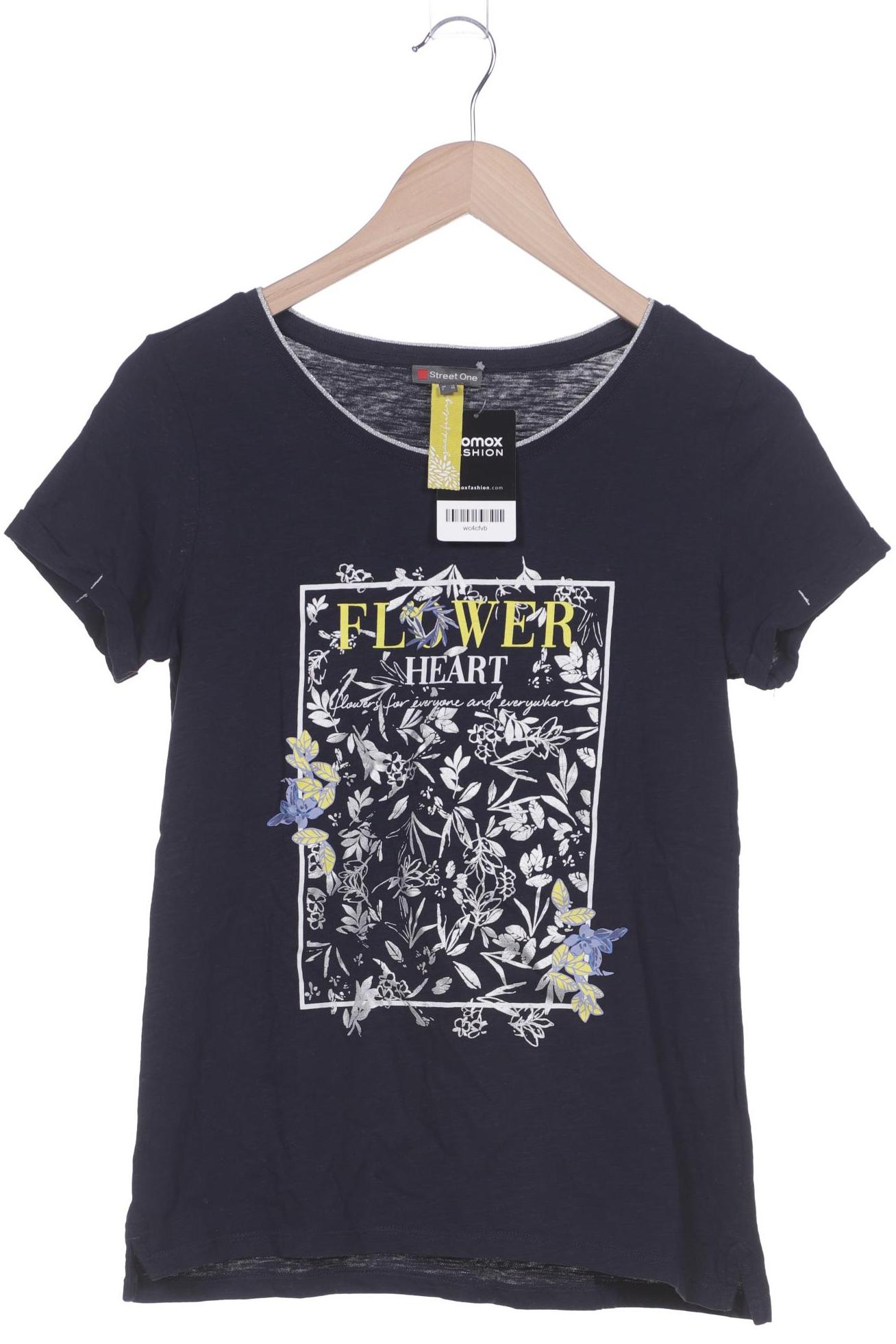 

Street One Damen T-Shirt, marineblau, Gr. 36