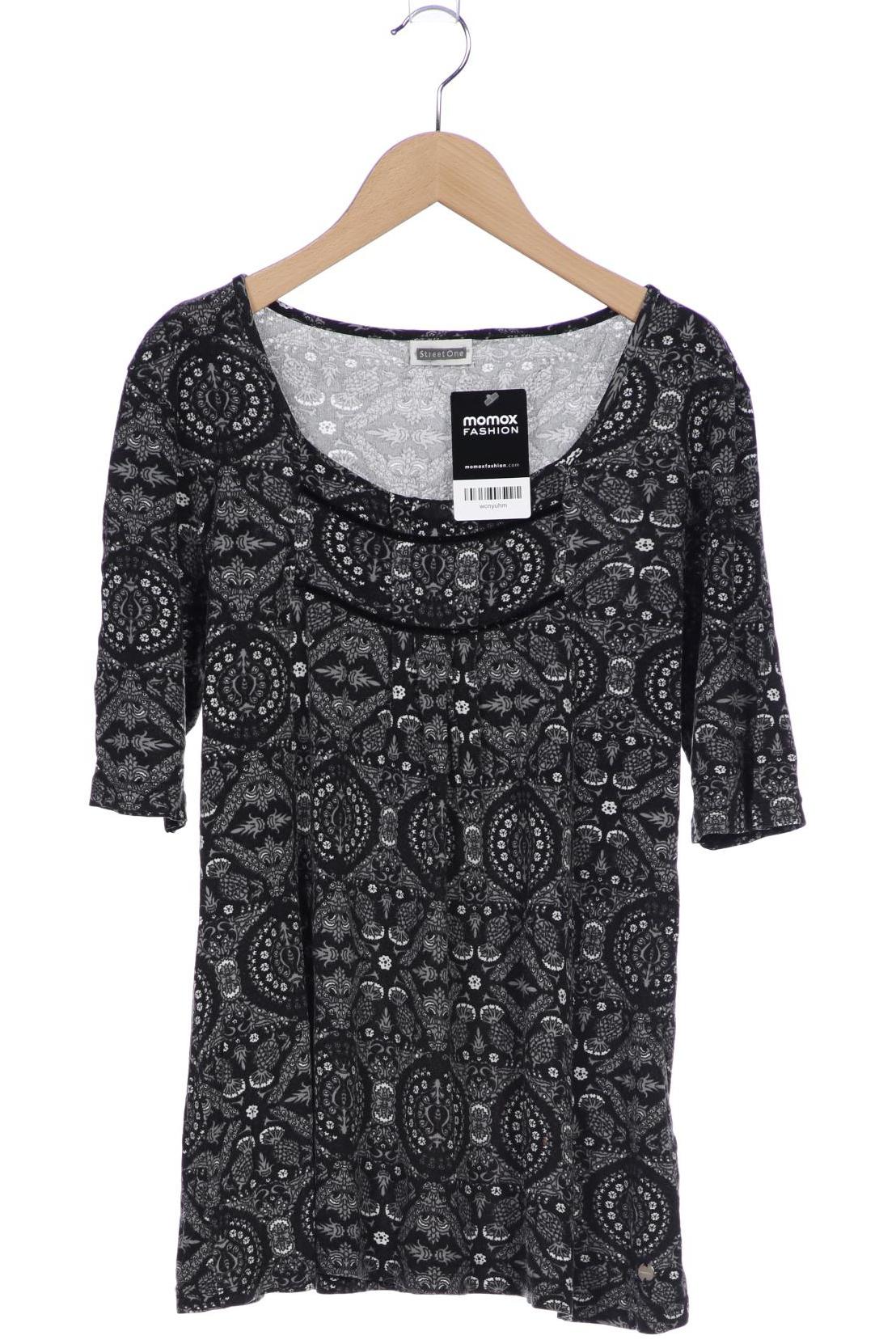 

Street One Damen T-Shirt, schwarz, Gr. 40
