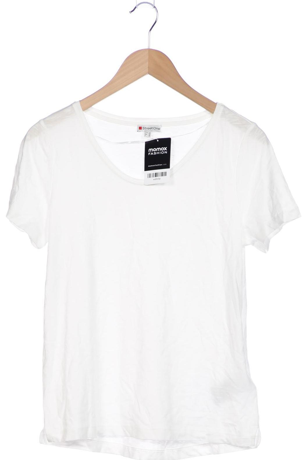 

Street One Damen T-Shirt, weiß, Gr. 36