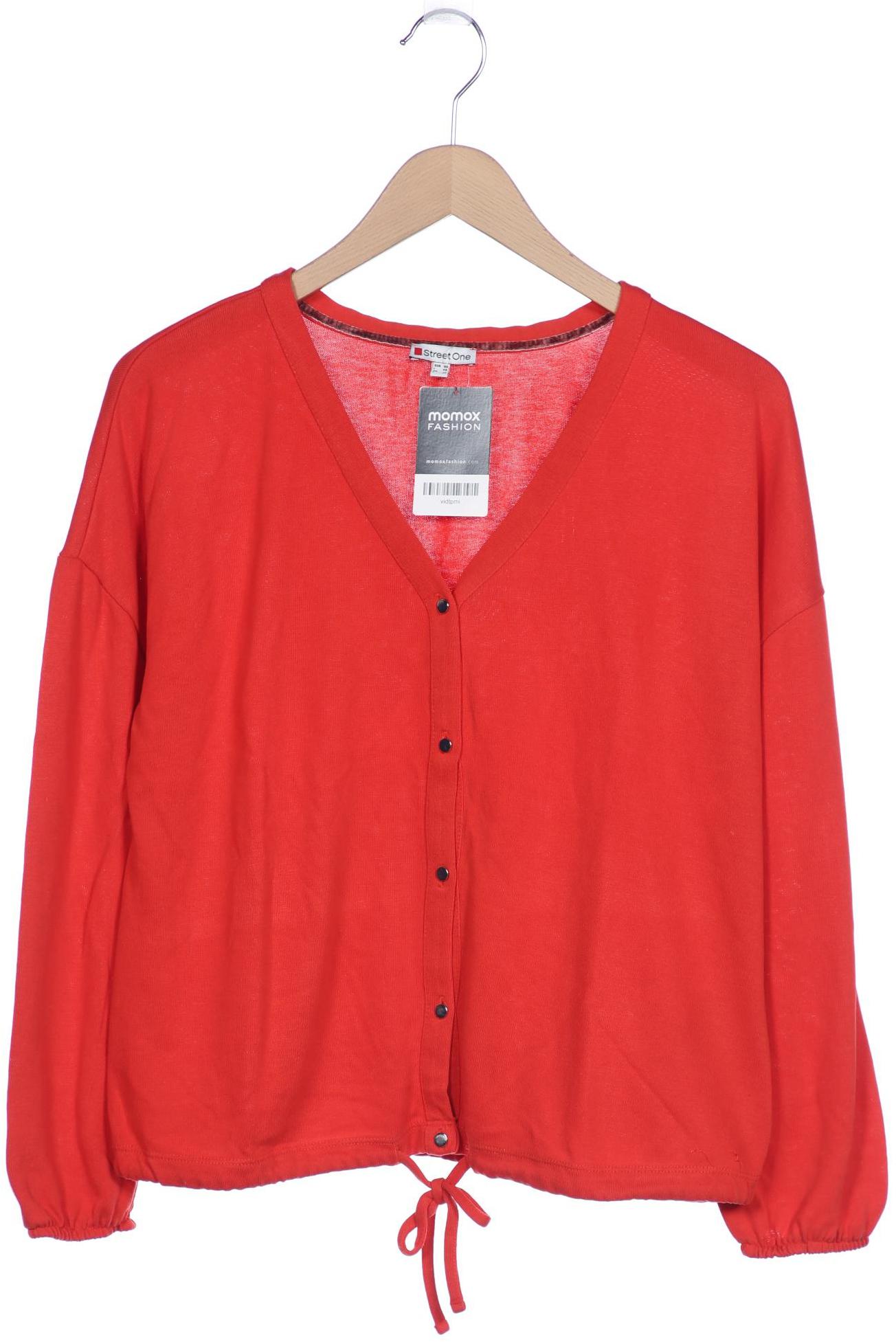 

Street One Damen Strickjacke, rot, Gr. 40