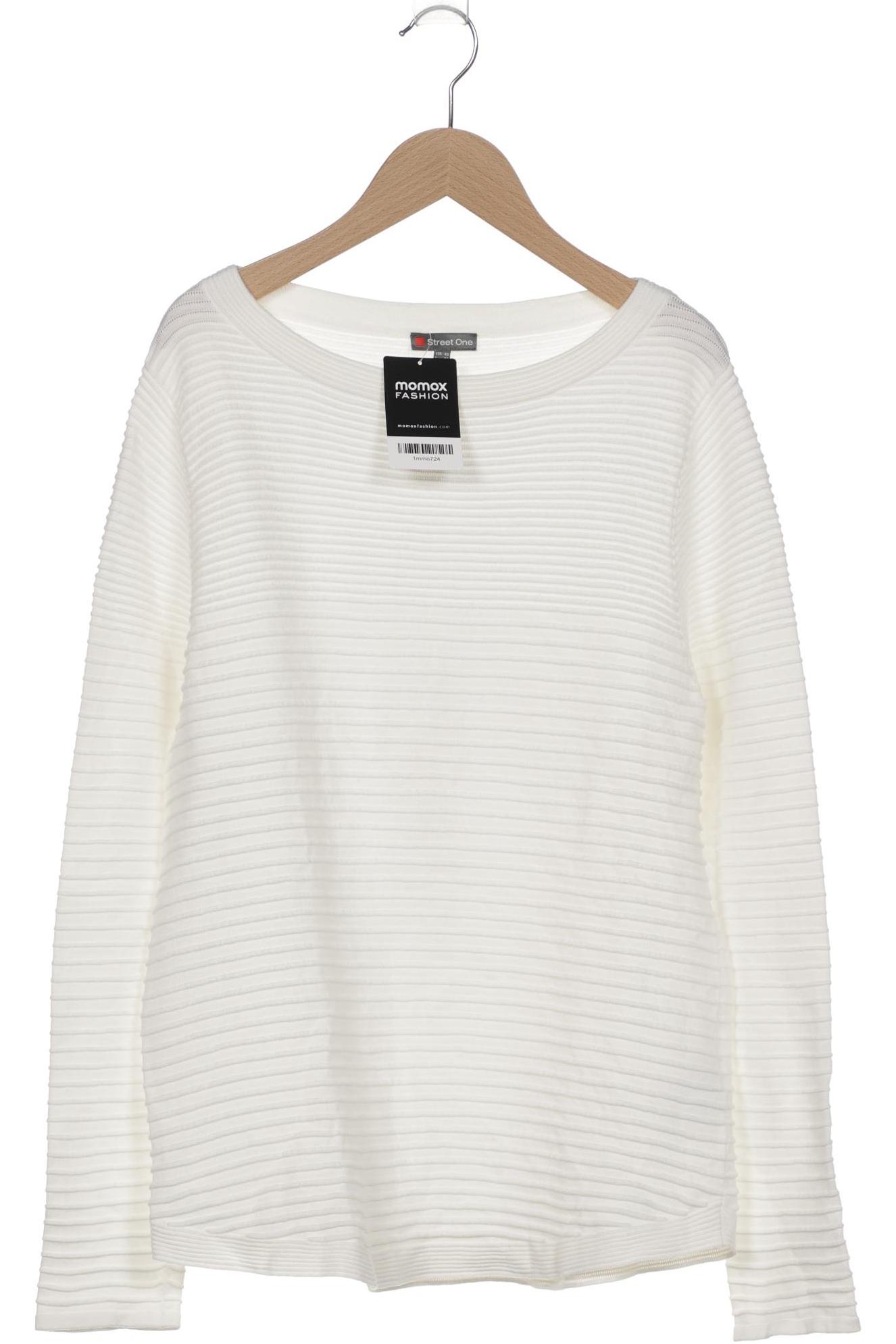 

Street One Damen Pullover, weiß, Gr. 40