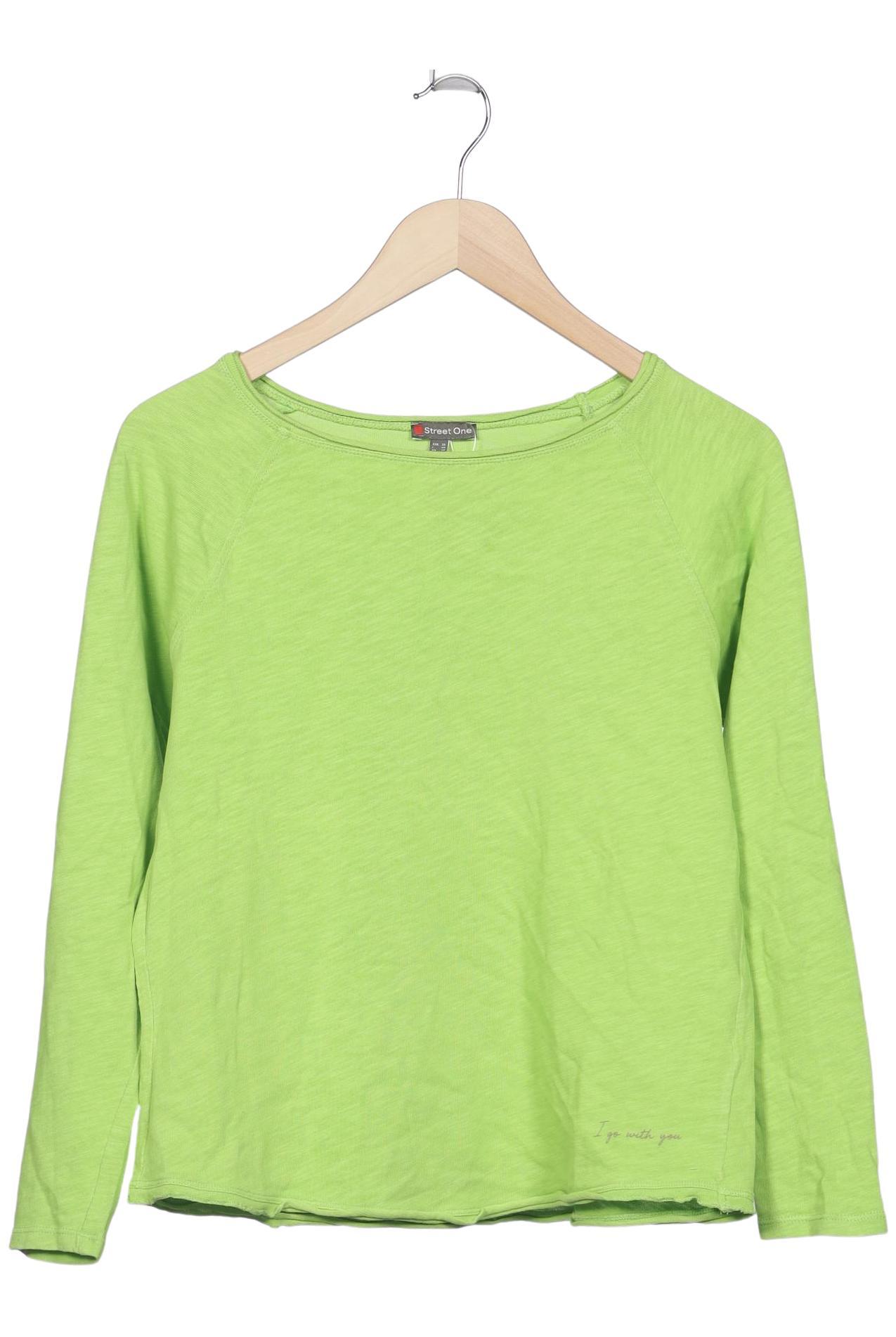 

Street One Damen Langarmshirt, hellgrün, Gr. 36