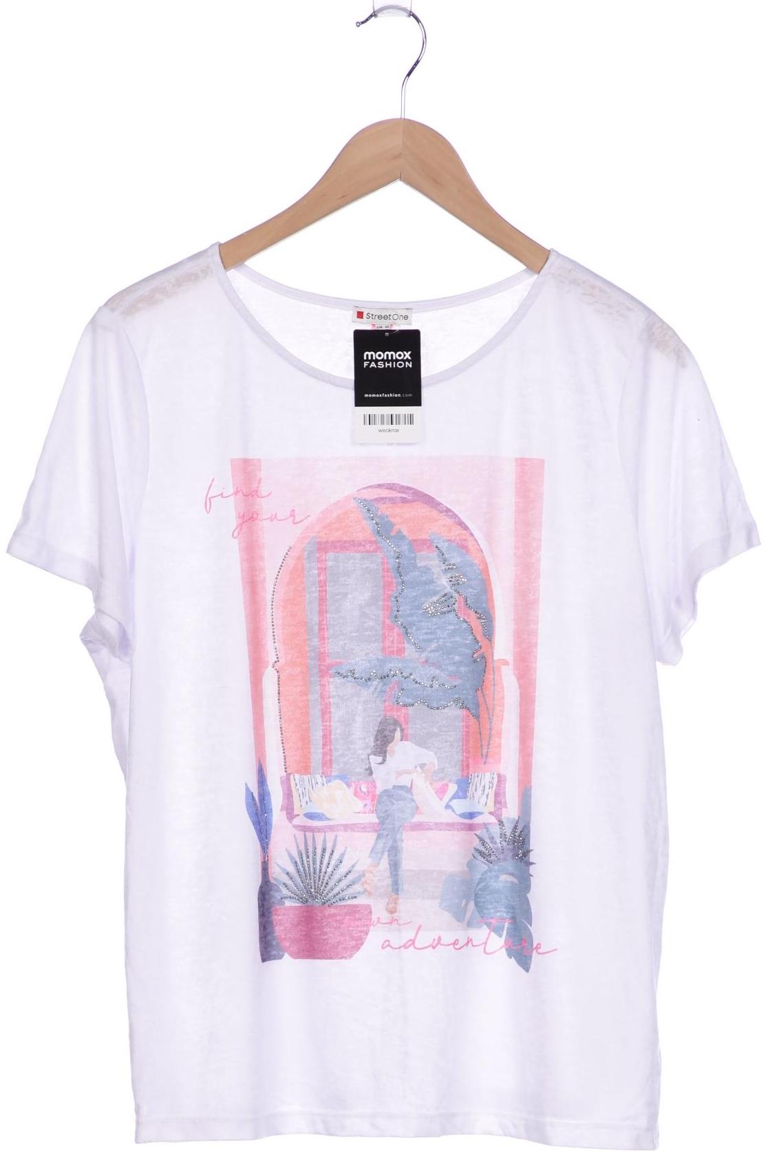 

Street One Damen T-Shirt, weiß, Gr. 44