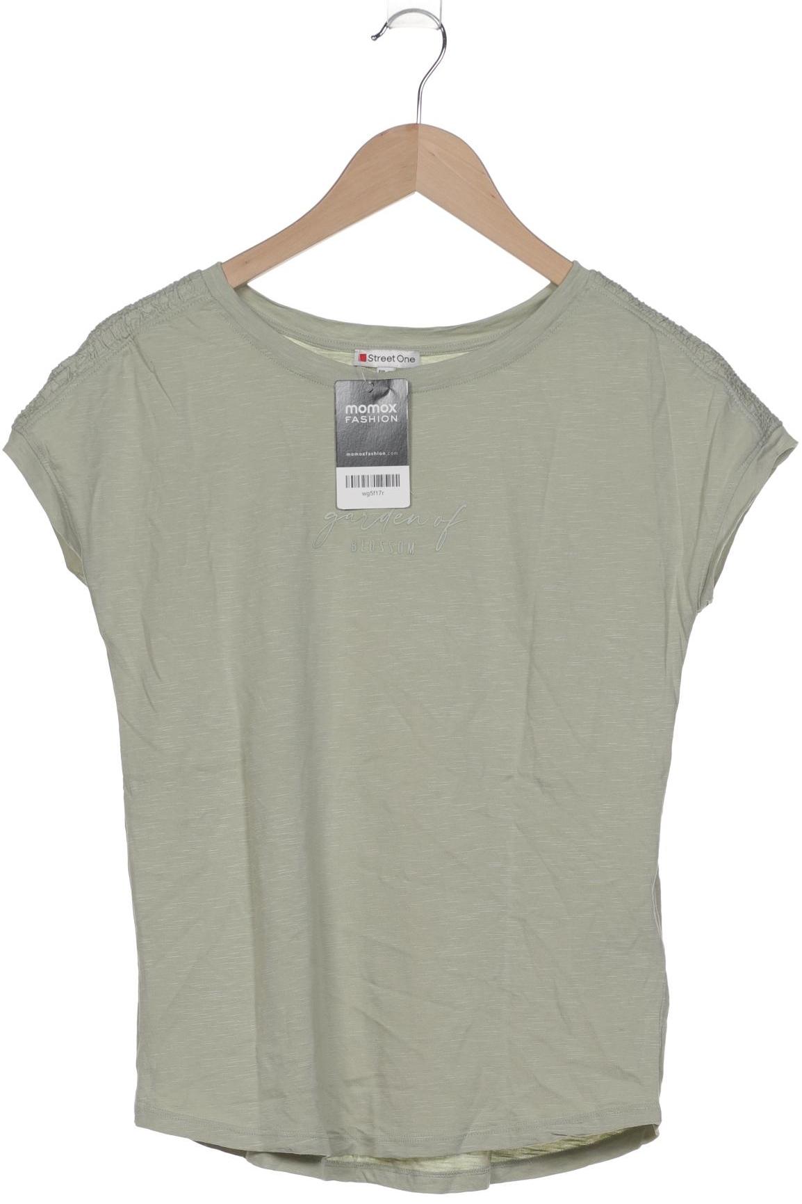 

Street One Damen T-Shirt, hellgrün, Gr. 34