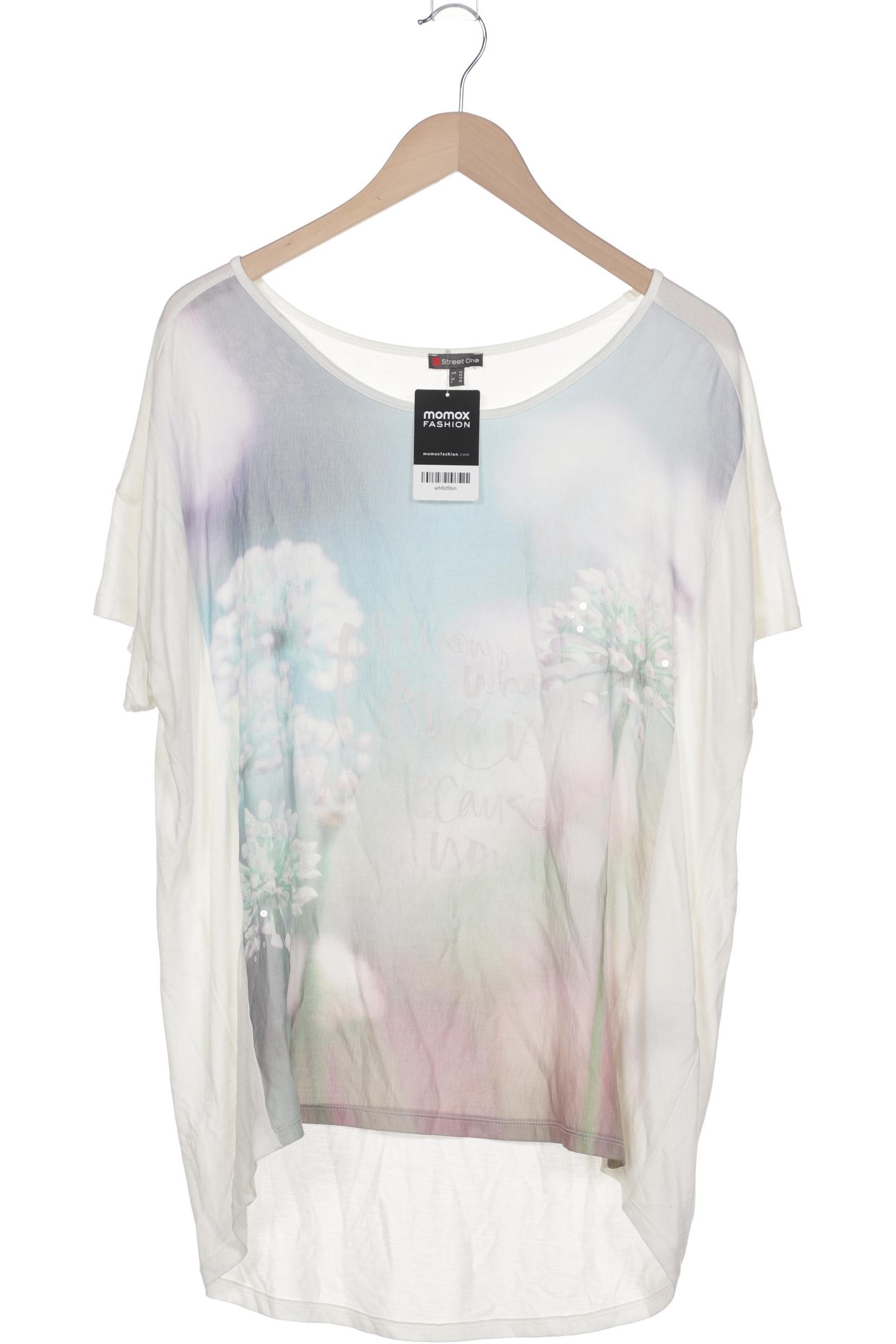 

Street One Damen T-Shirt, weiß, Gr. 44
