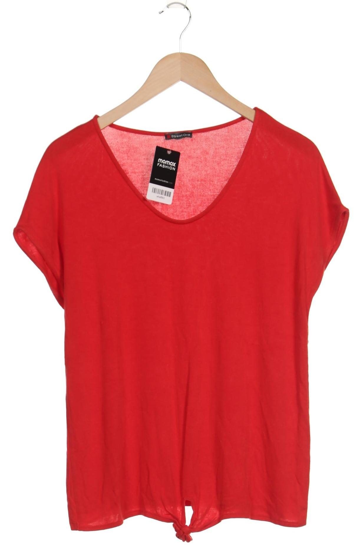 

Street One Damen T-Shirt, rot, Gr. 38