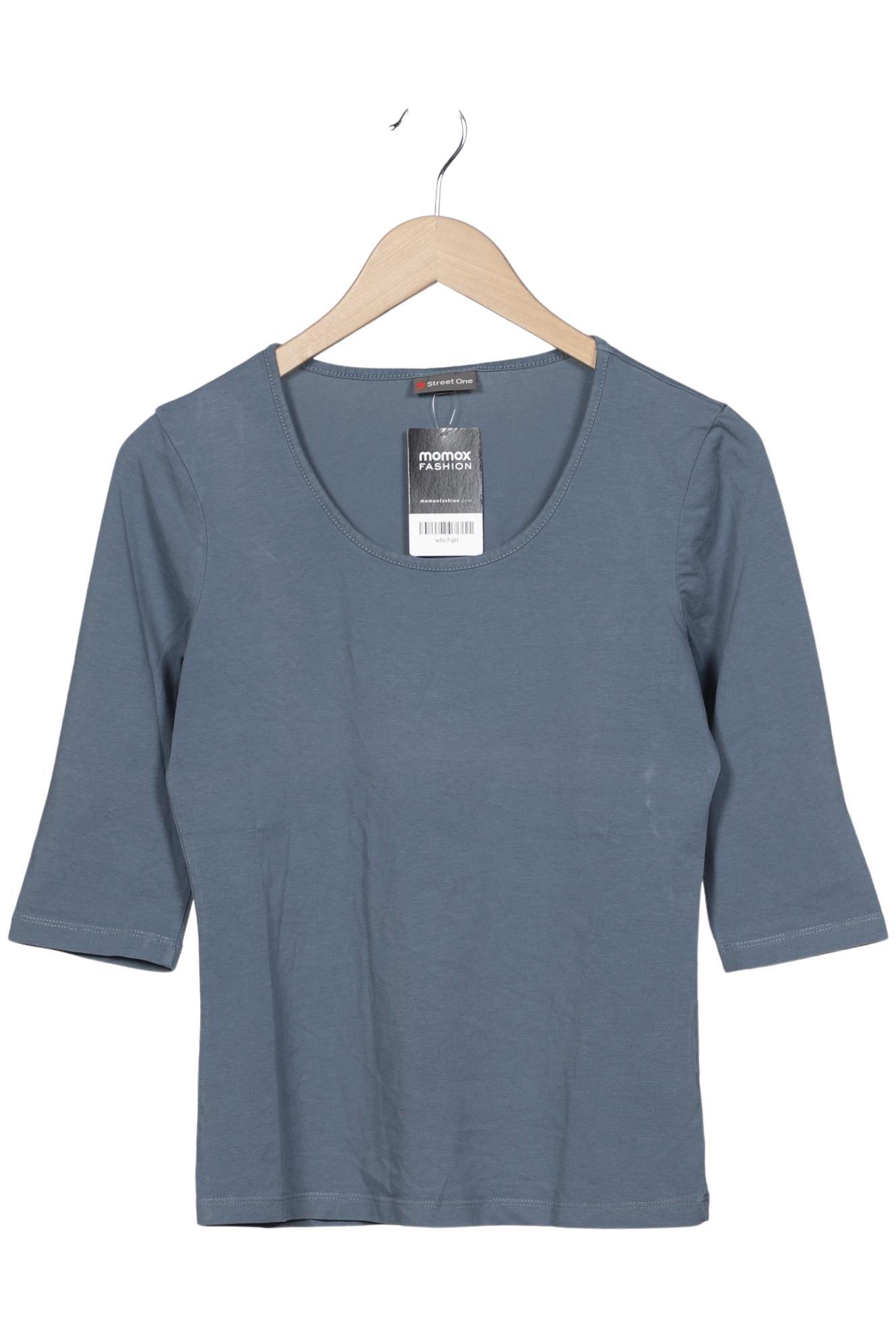 

Street One Damen Langarmshirt, blau, Gr. 40