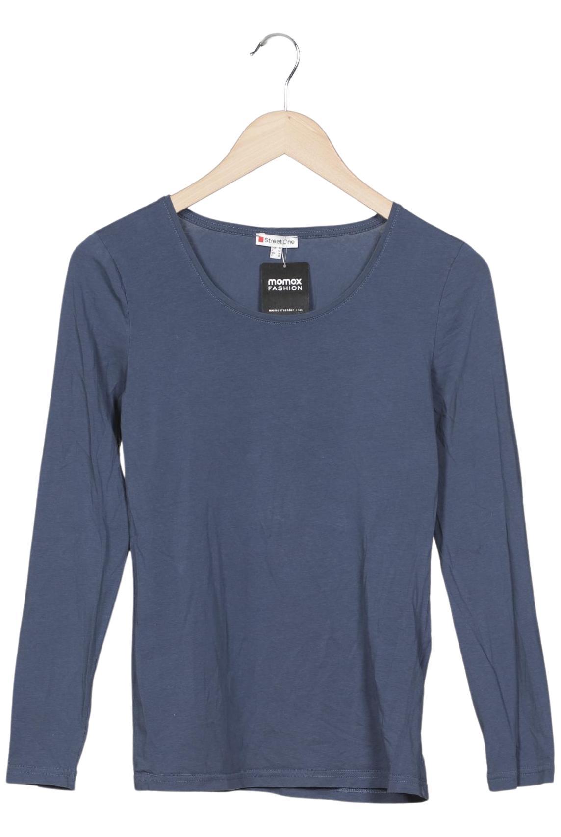 

Street One Damen Langarmshirt, blau, Gr. 36