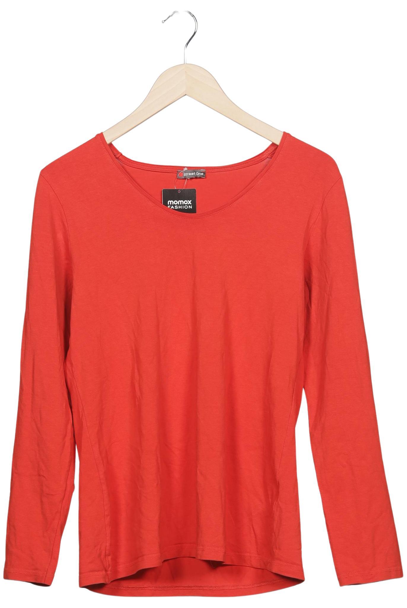 

Street One Damen Langarmshirt, rot, Gr. 38