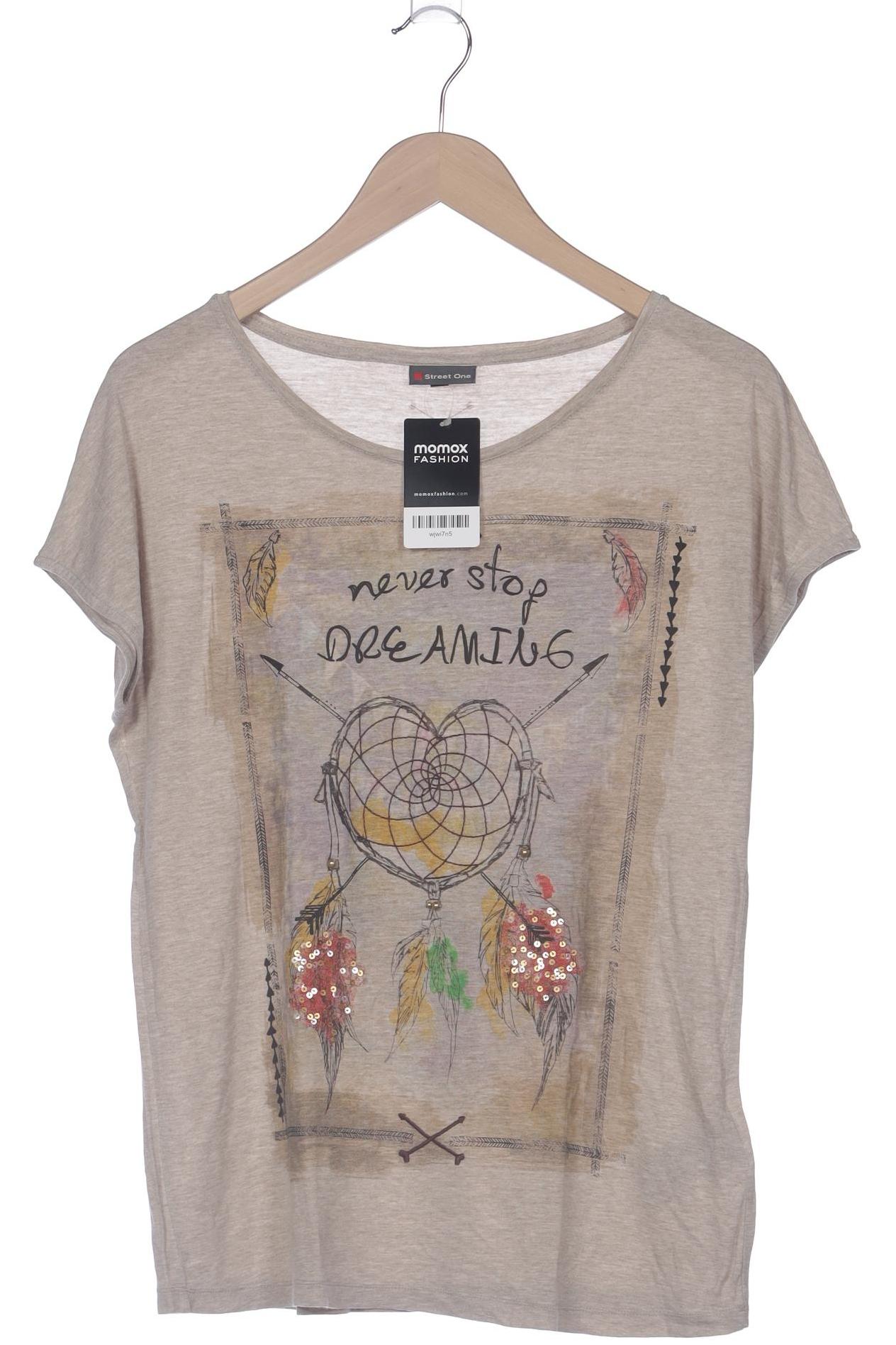 

Street One Damen T-Shirt, beige, Gr. 40