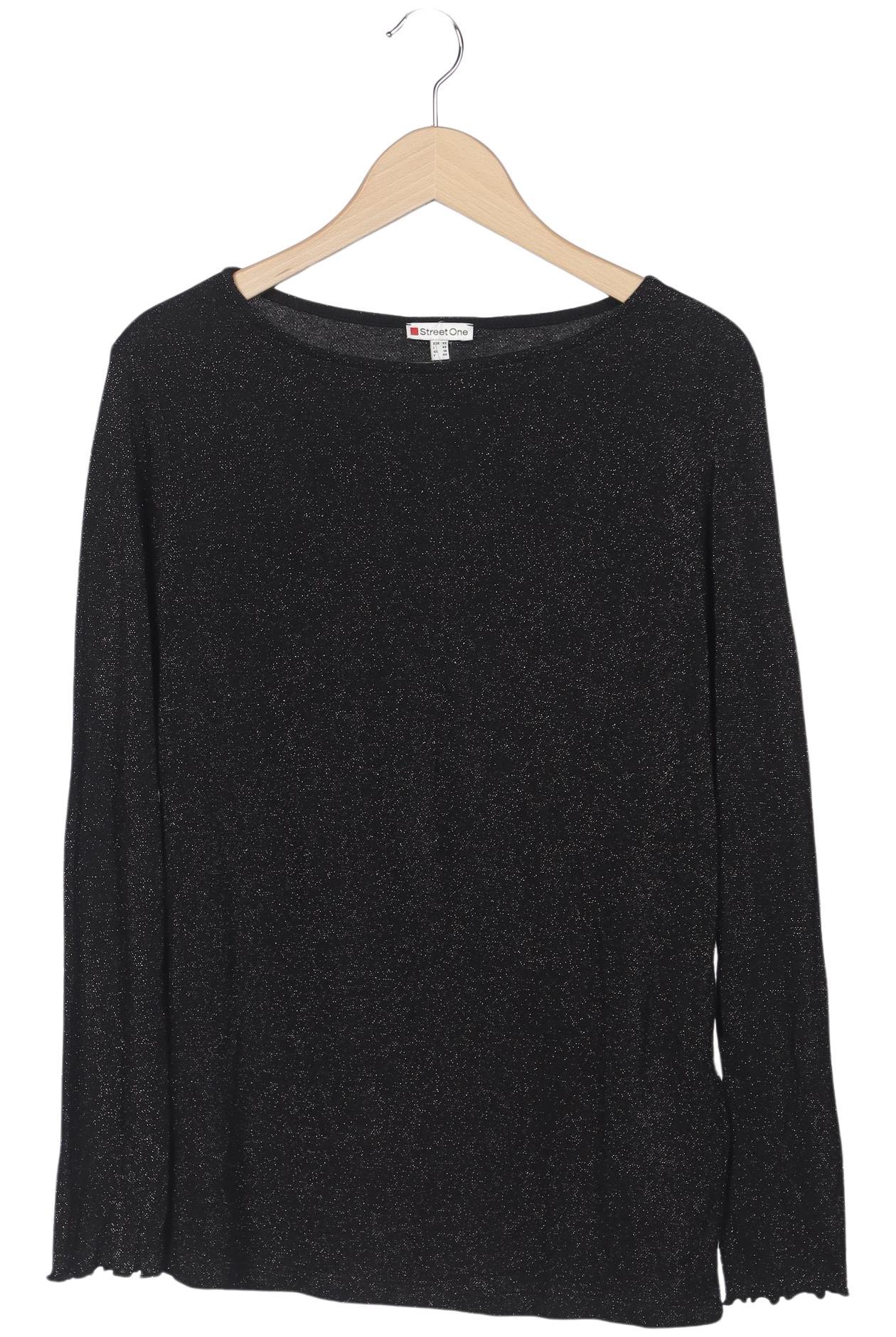 

Street One Damen Langarmshirt, schwarz, Gr. 42