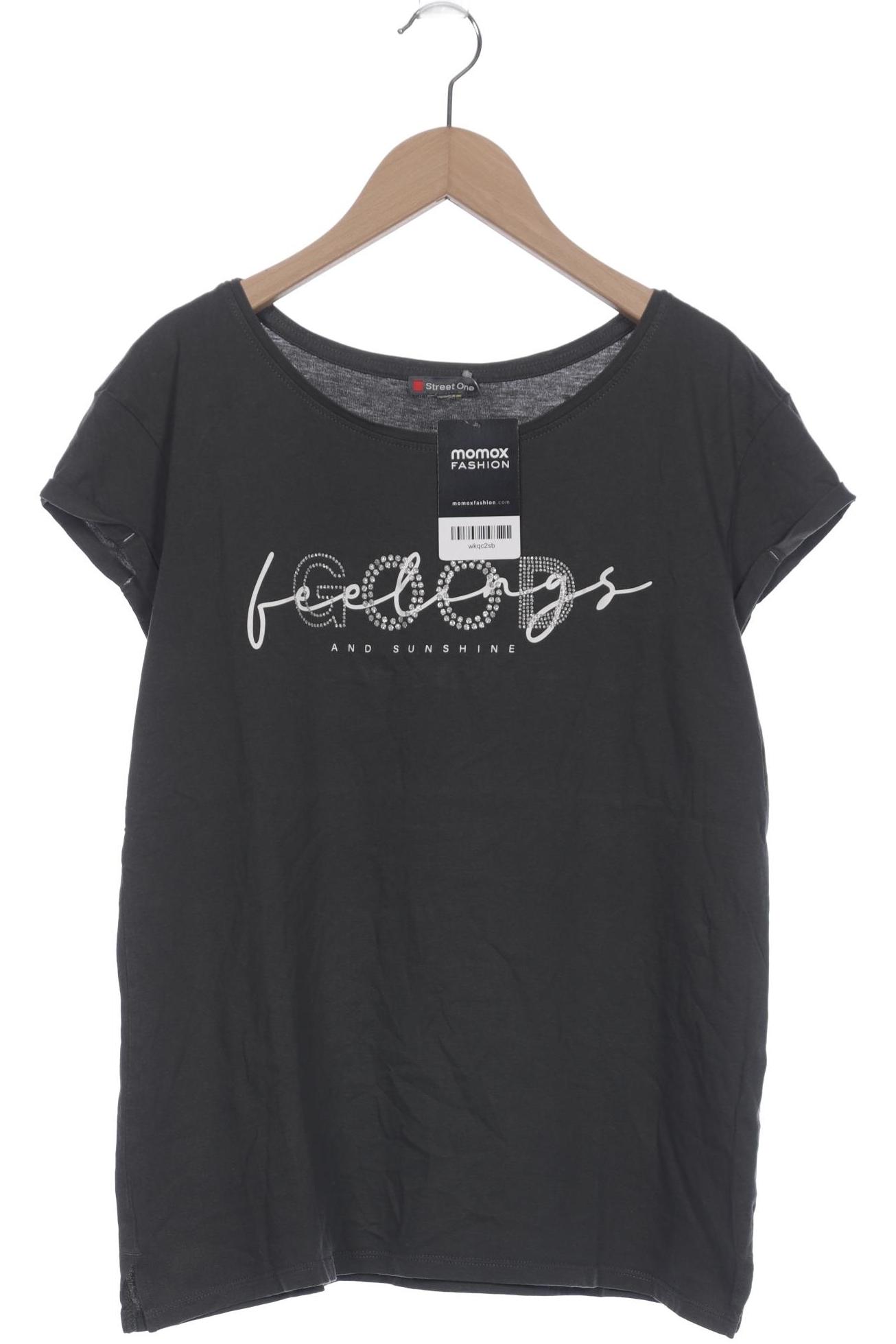 

Street One Damen T-Shirt, grau, Gr. 42